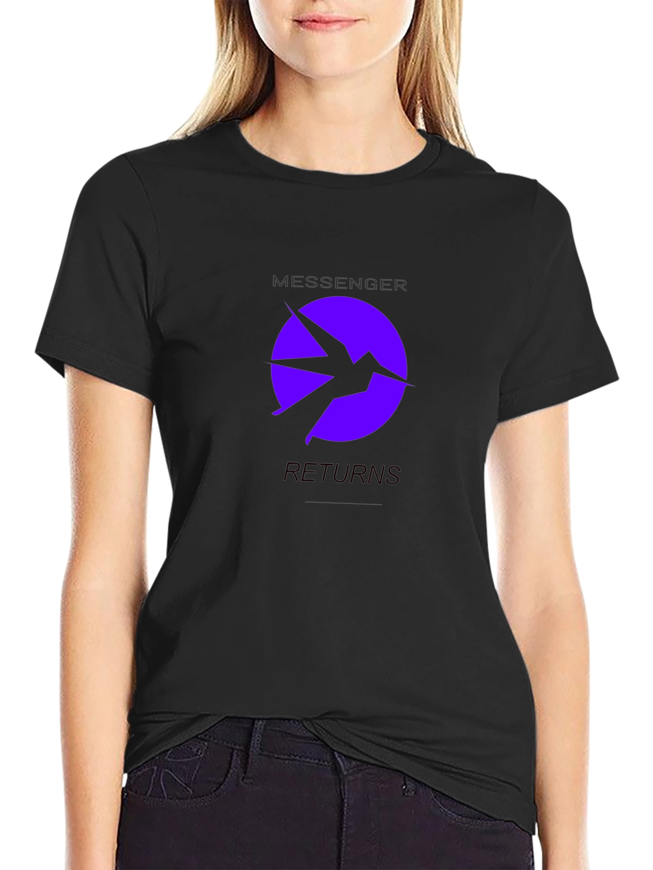 Messenger Returns Black T-Shirt