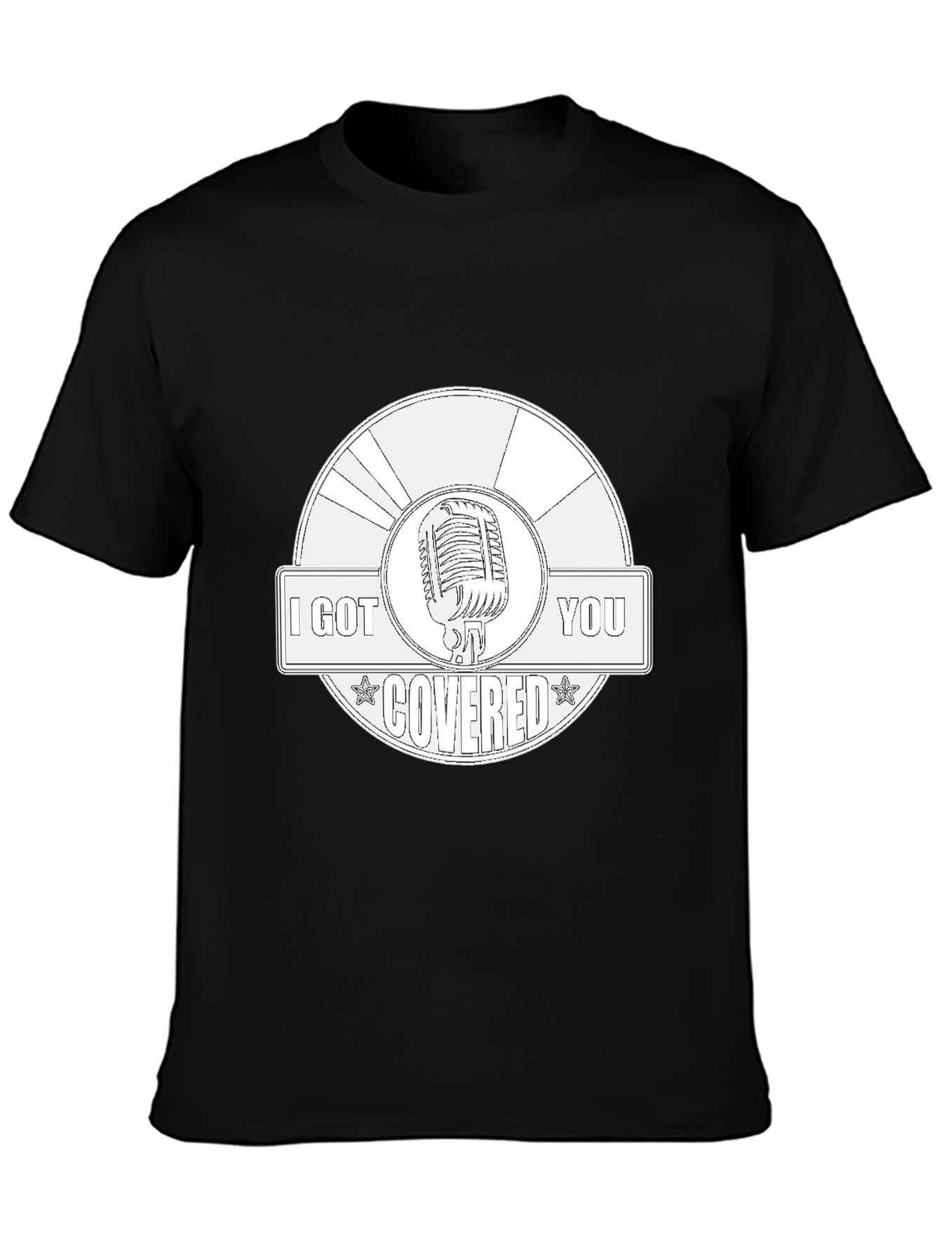 I Got You Covered Microphone Graphic Tee