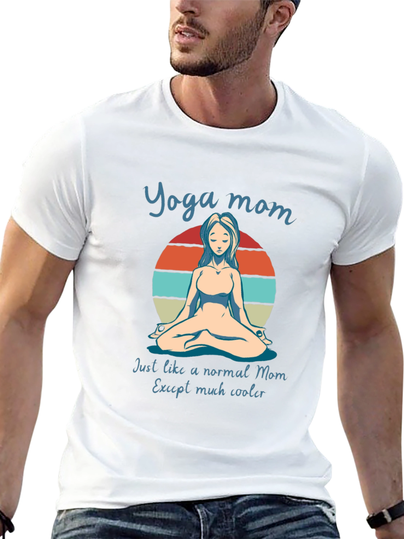 Yoga Mom T-Shirt - Cool Mom Tee