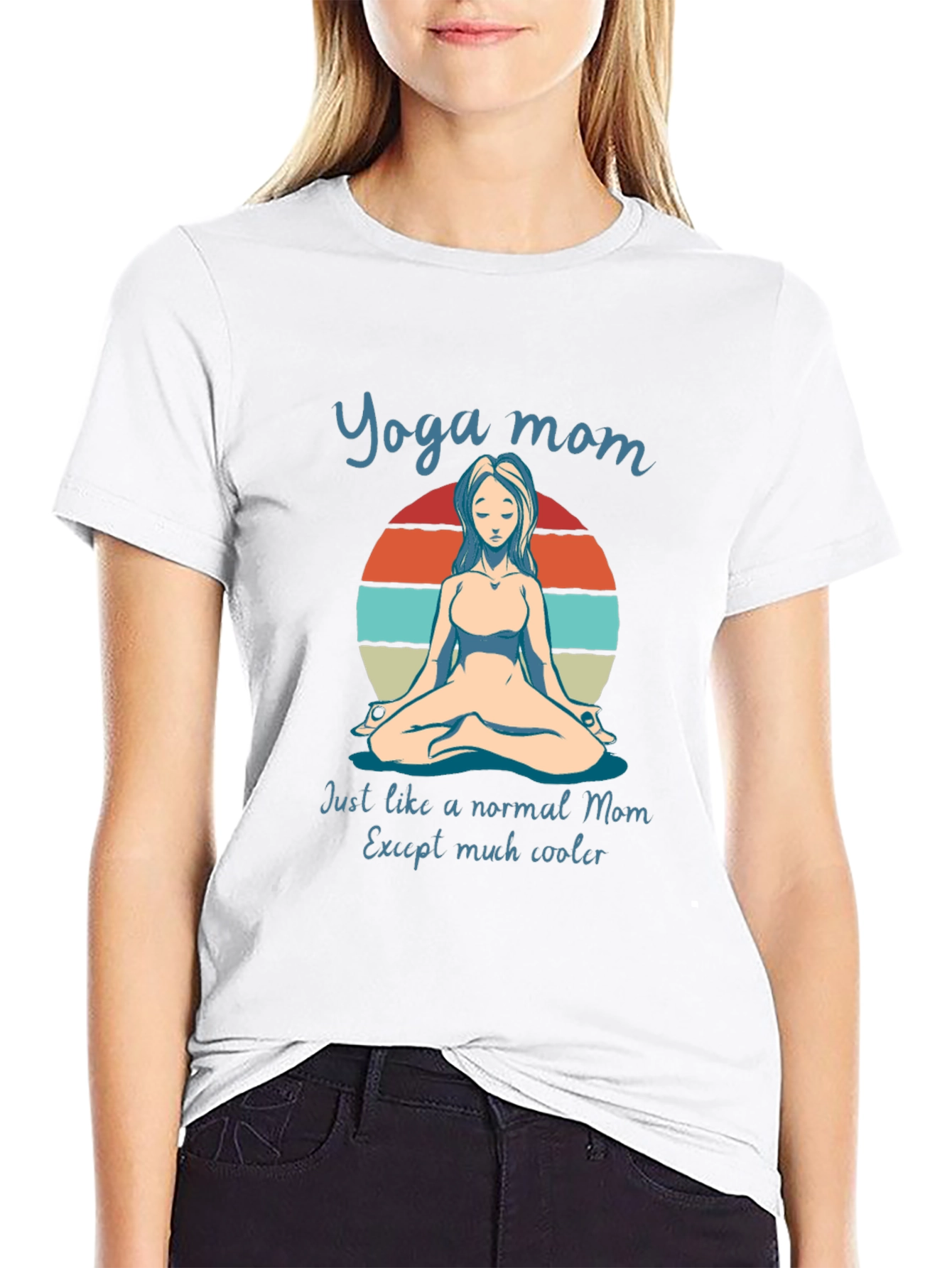 Yoga Mom T-Shirt - Cool Mom Tee