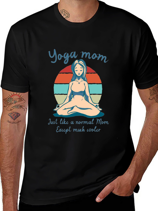 Yoga Mom T-Shirt - Cool Mom Tee