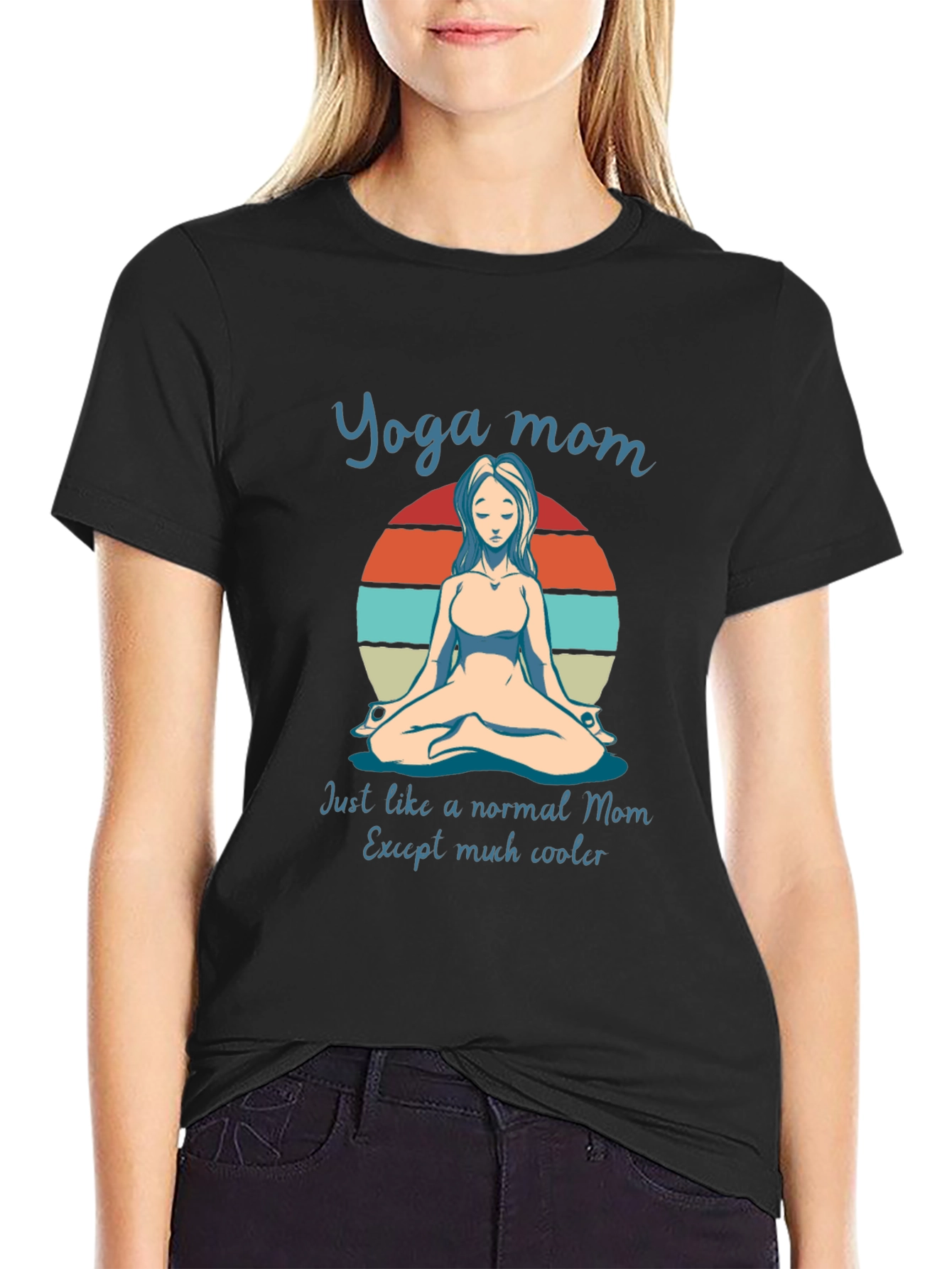 Yoga Mom T-Shirt - Cool Mom Tee