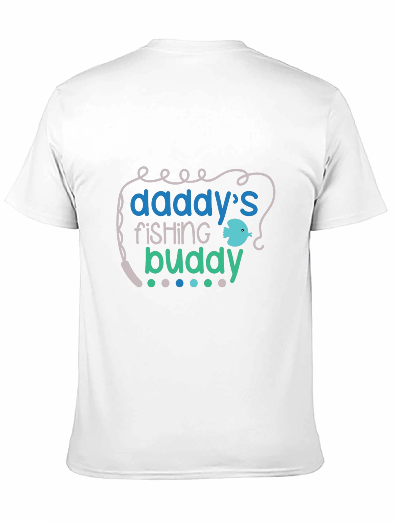 Daddys Fishing Buddy Tee - Black