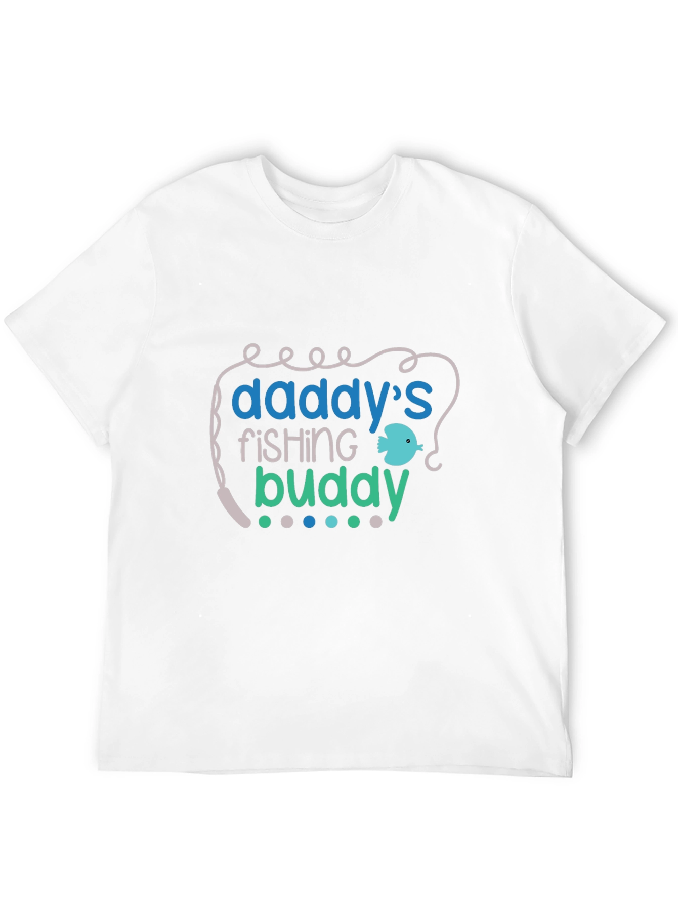 Daddys Fishing Buddy Tee - Black