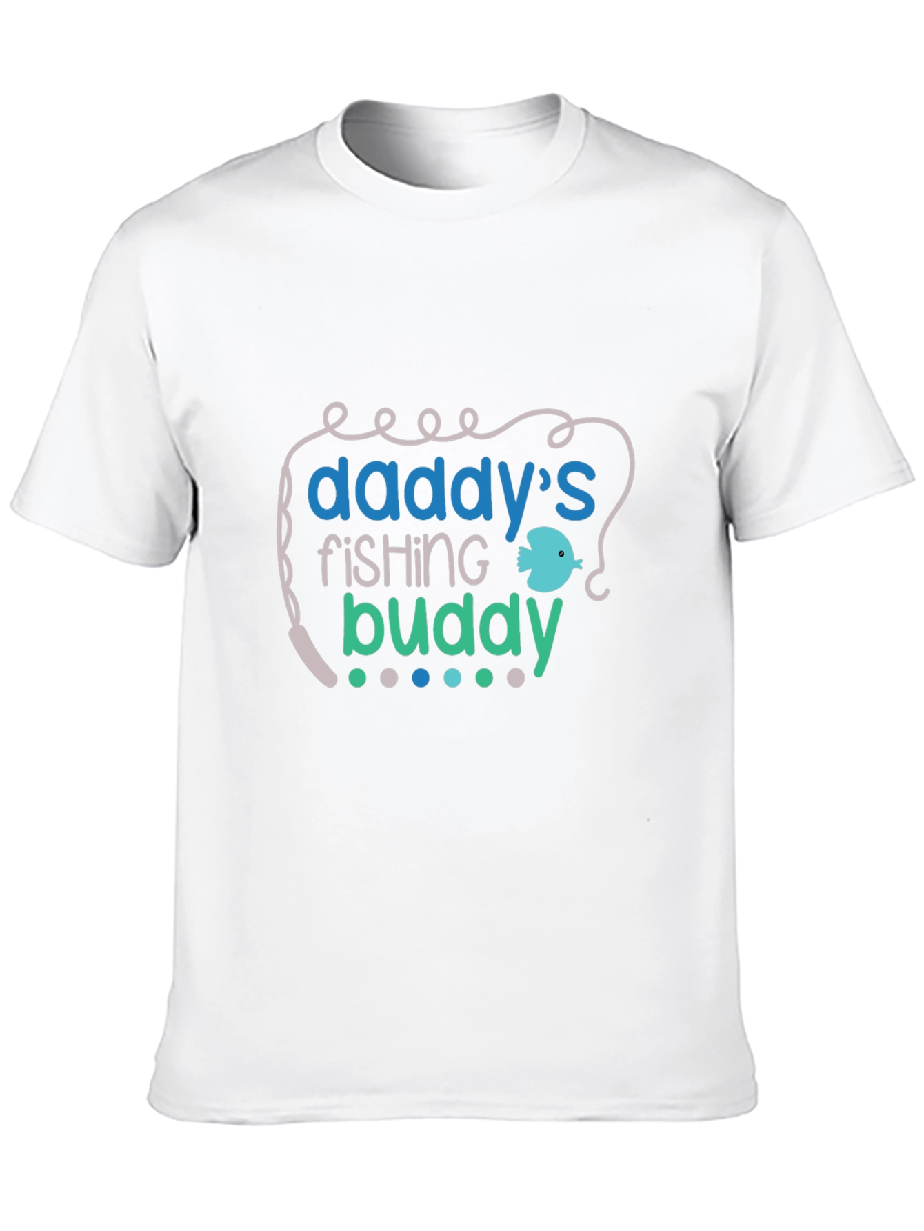 Daddys Fishing Buddy Tee - Black