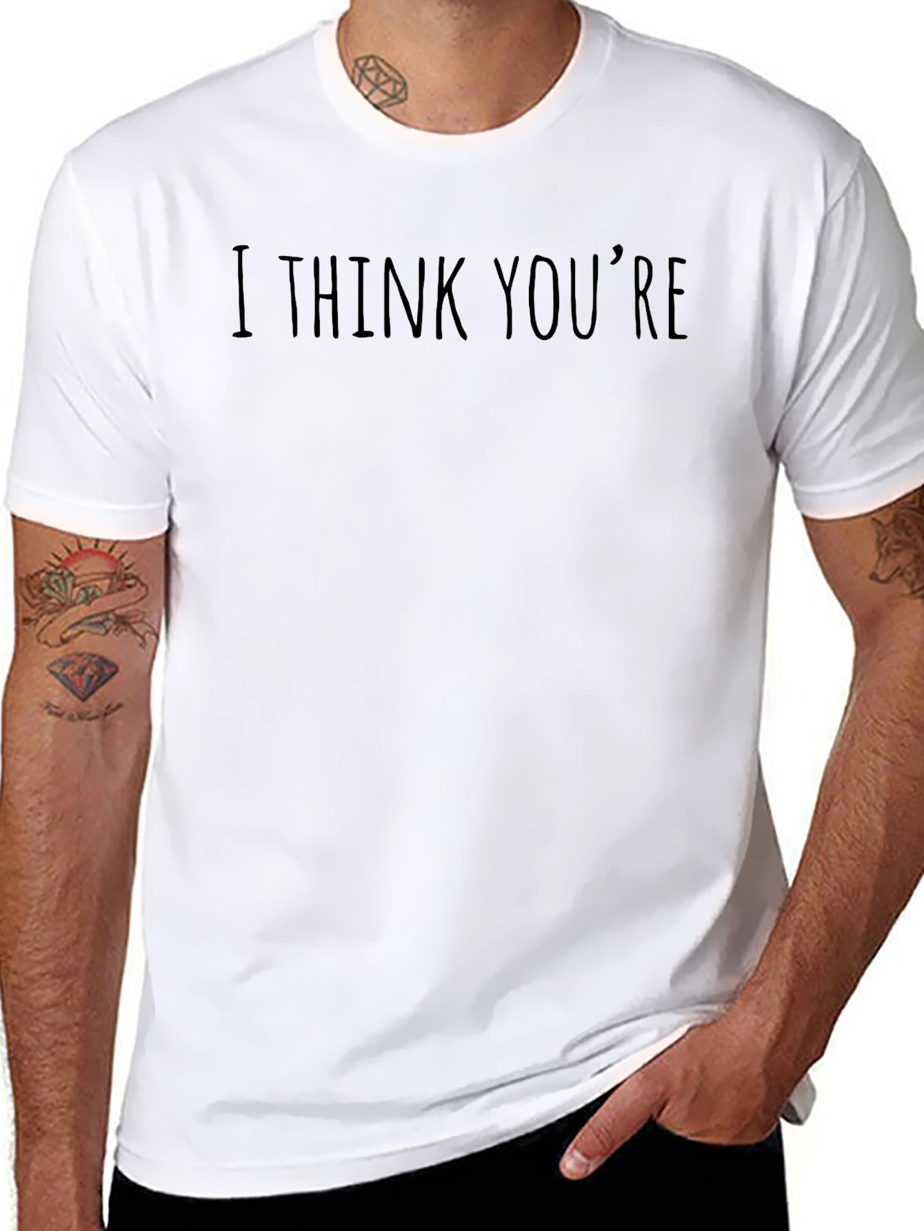 I Think Youre Funny Black T-Shirt