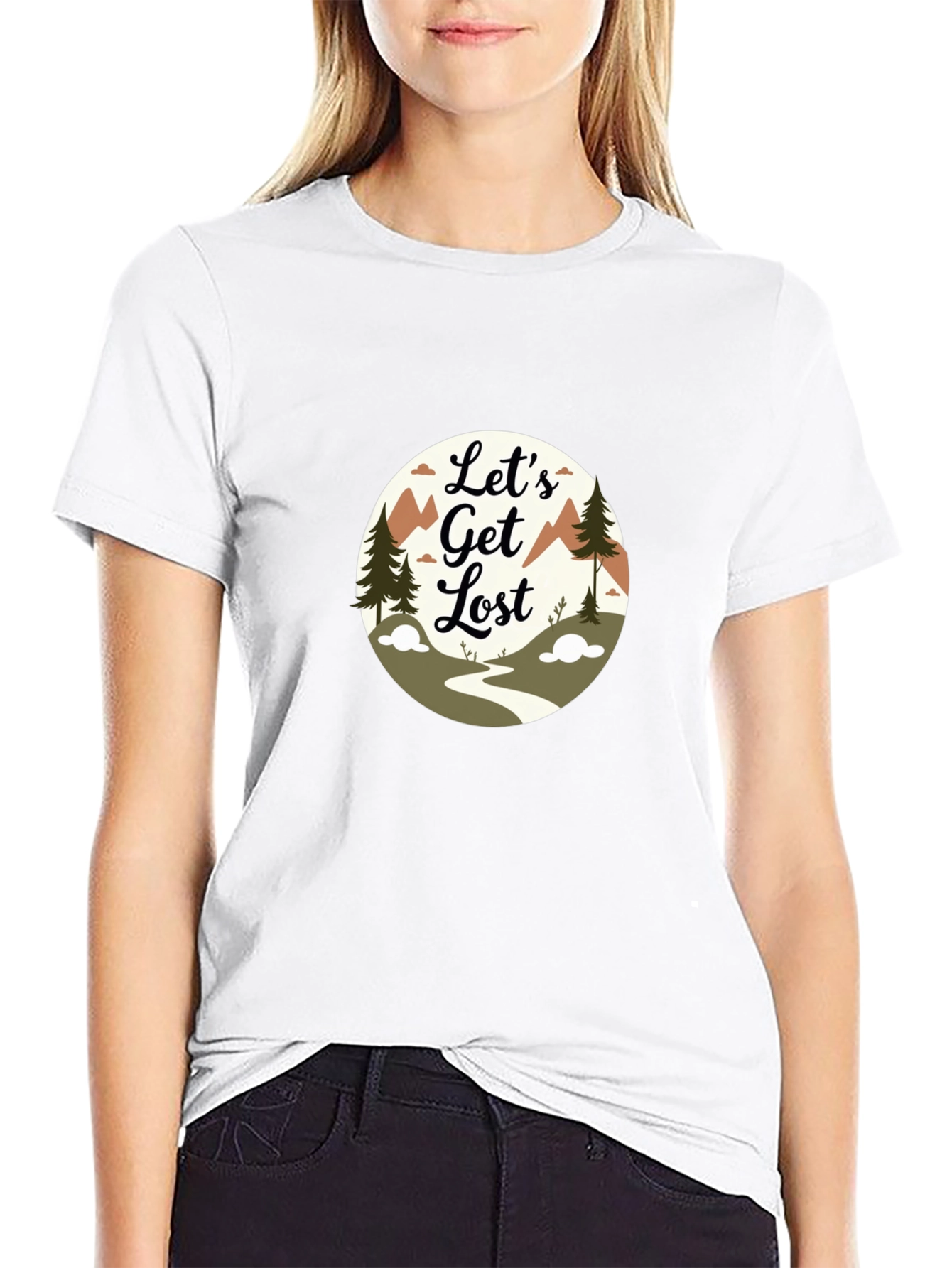 Lets Get Lost Graphic T-Shirt