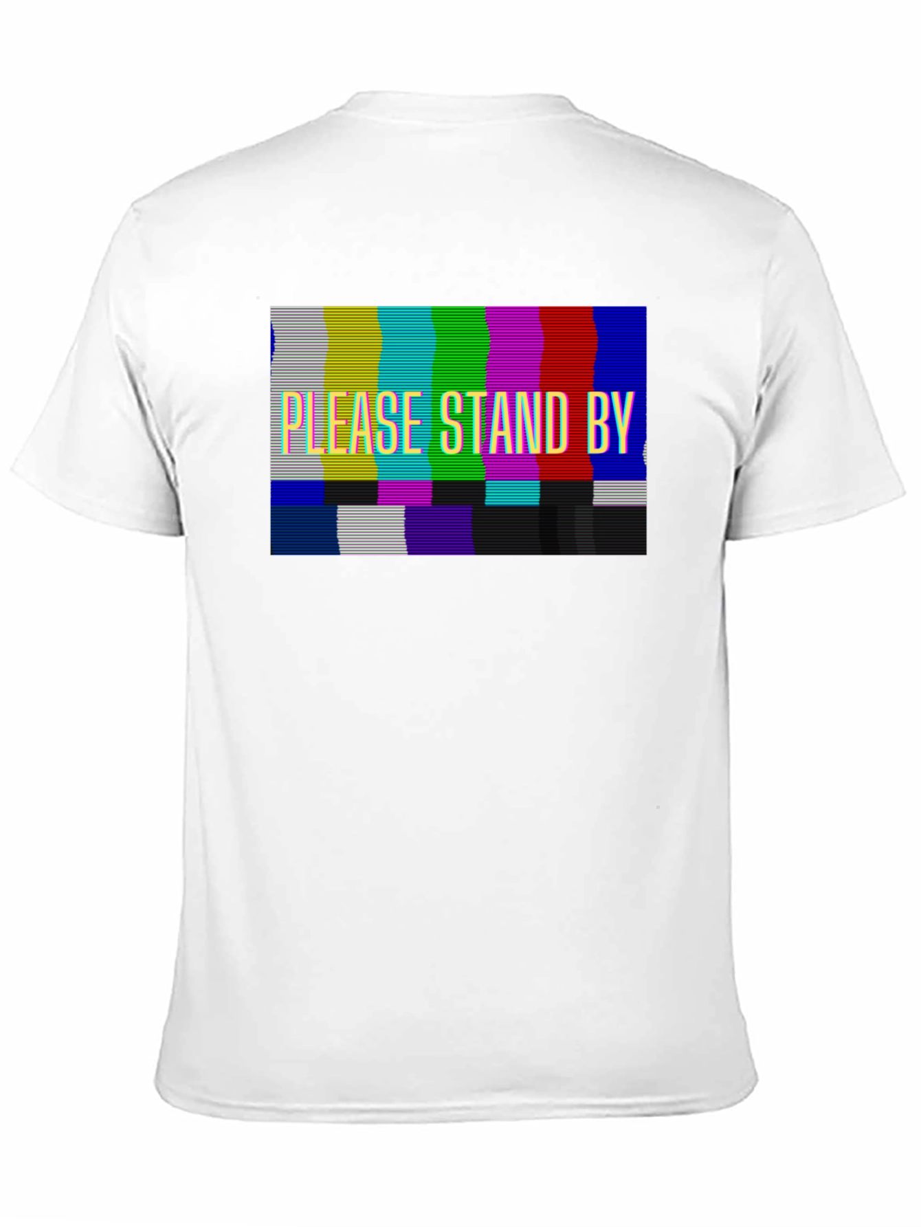 Please Stand By Graphic T-Shirt - Black Tee