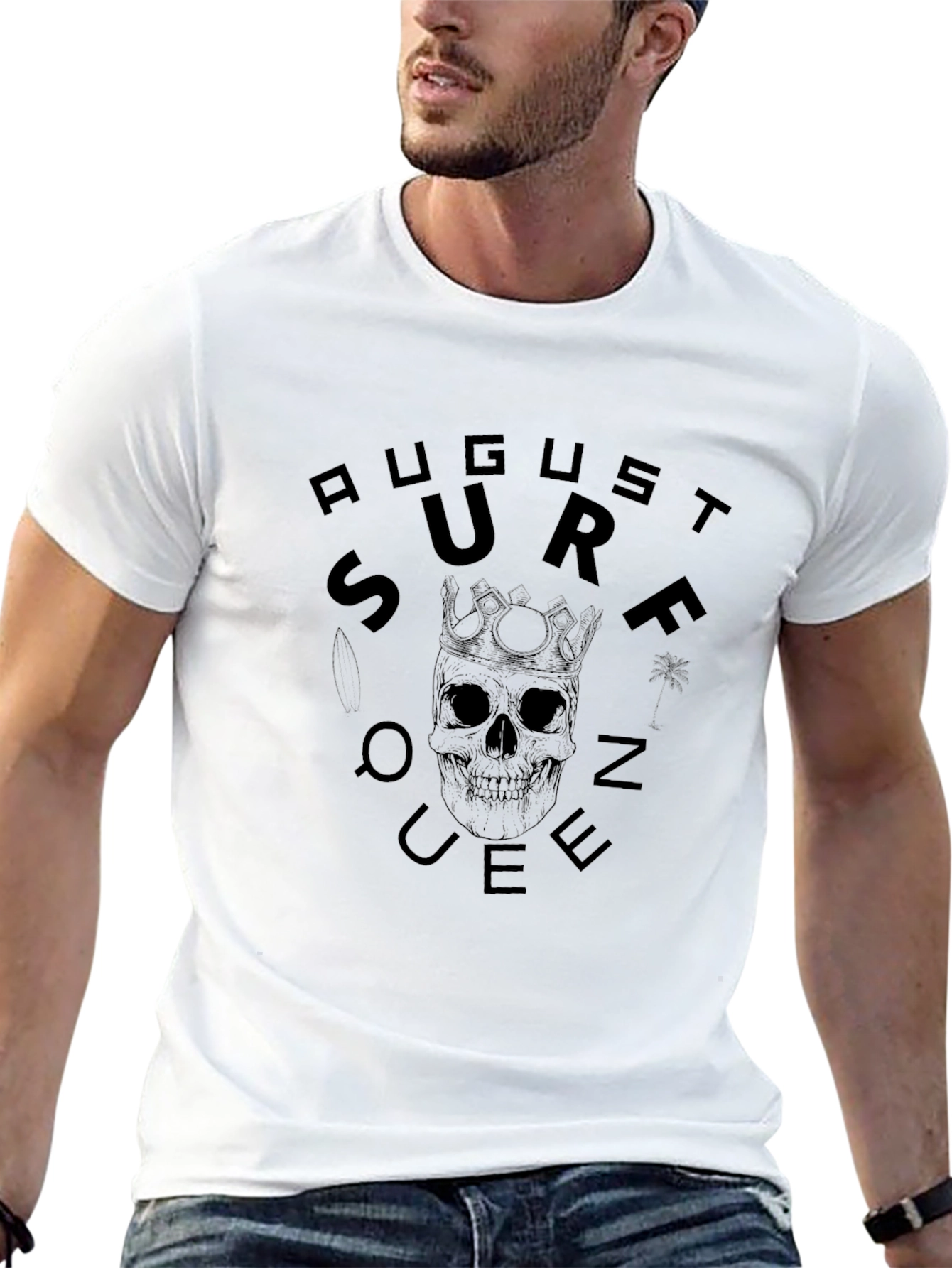 August Surf Queen Black T-Shirt