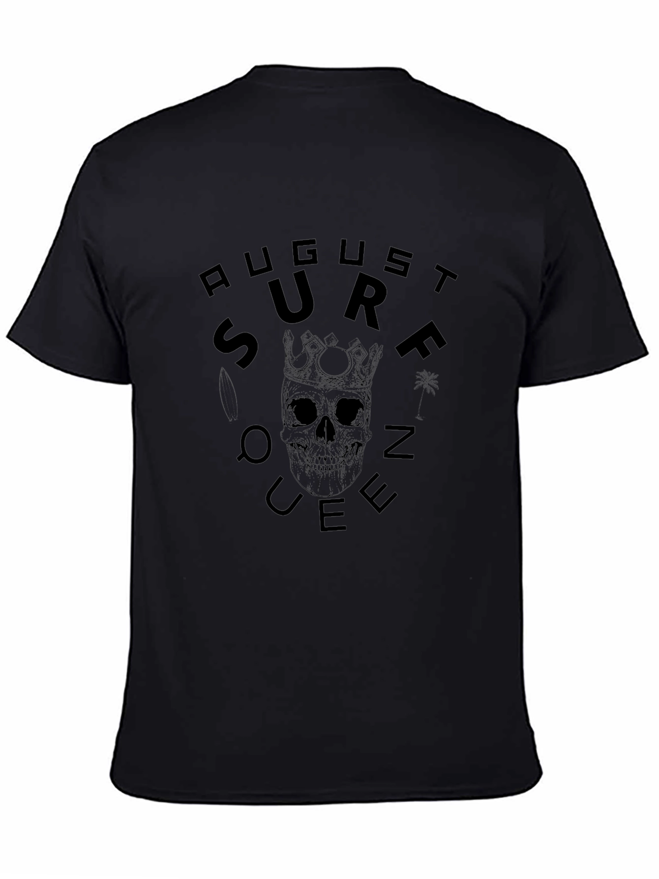 August Surf Queen Black T-Shirt