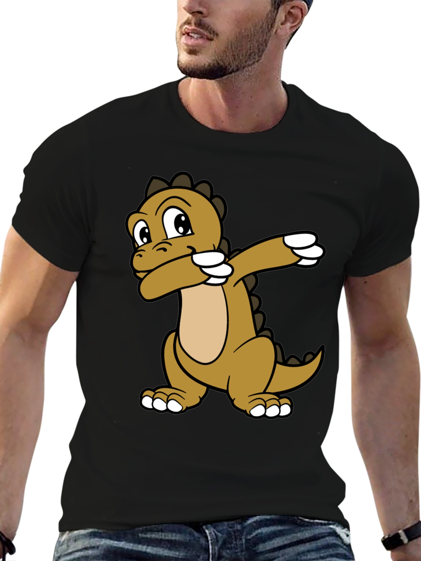 Dabbing Dinosaur Graphic Tee