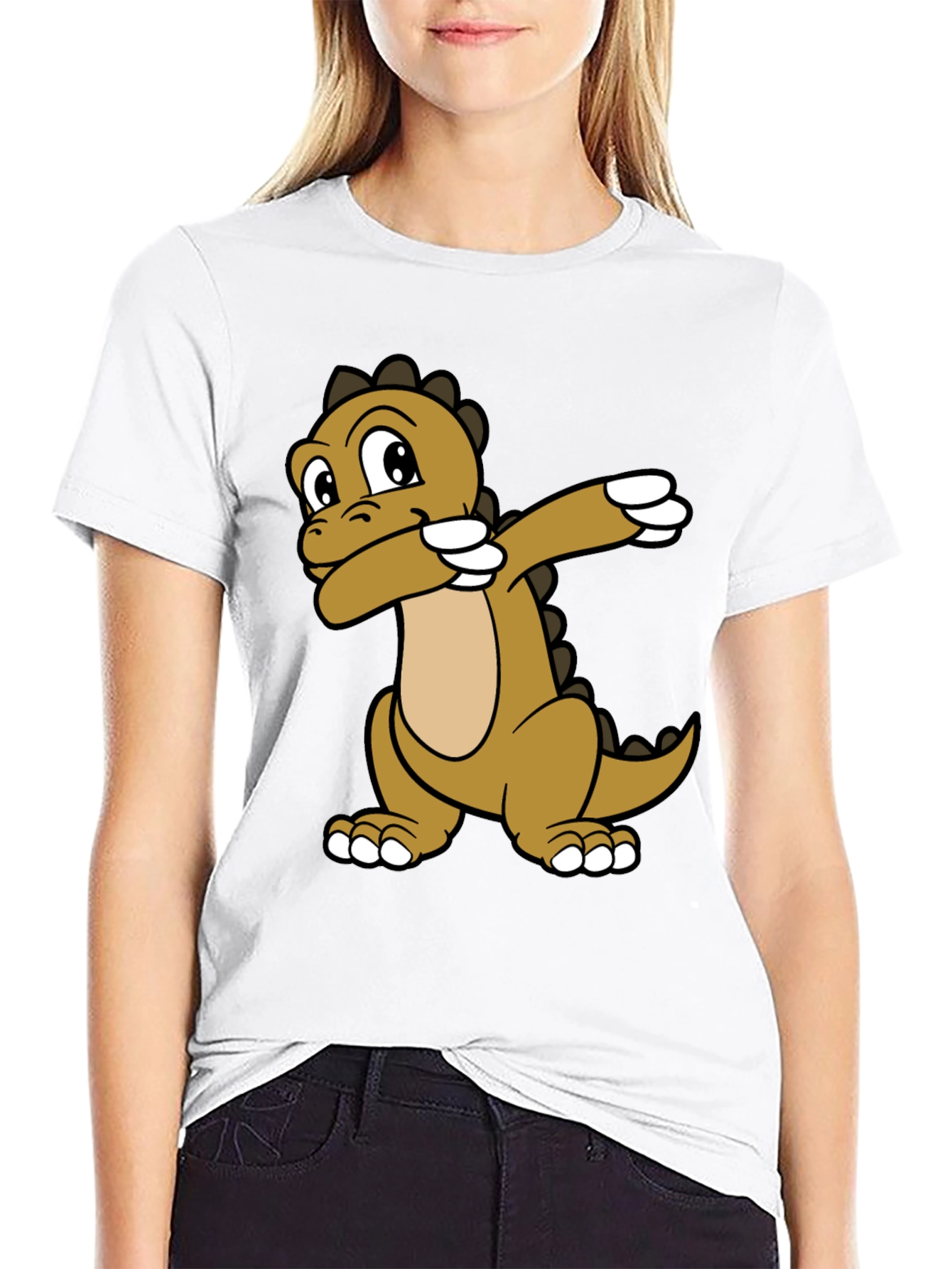 Dabbing Dinosaur Graphic Tee