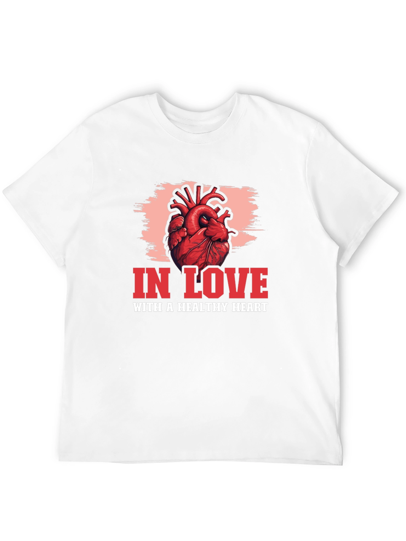 In Love With A Healthy Heart Graphic T-Shirt