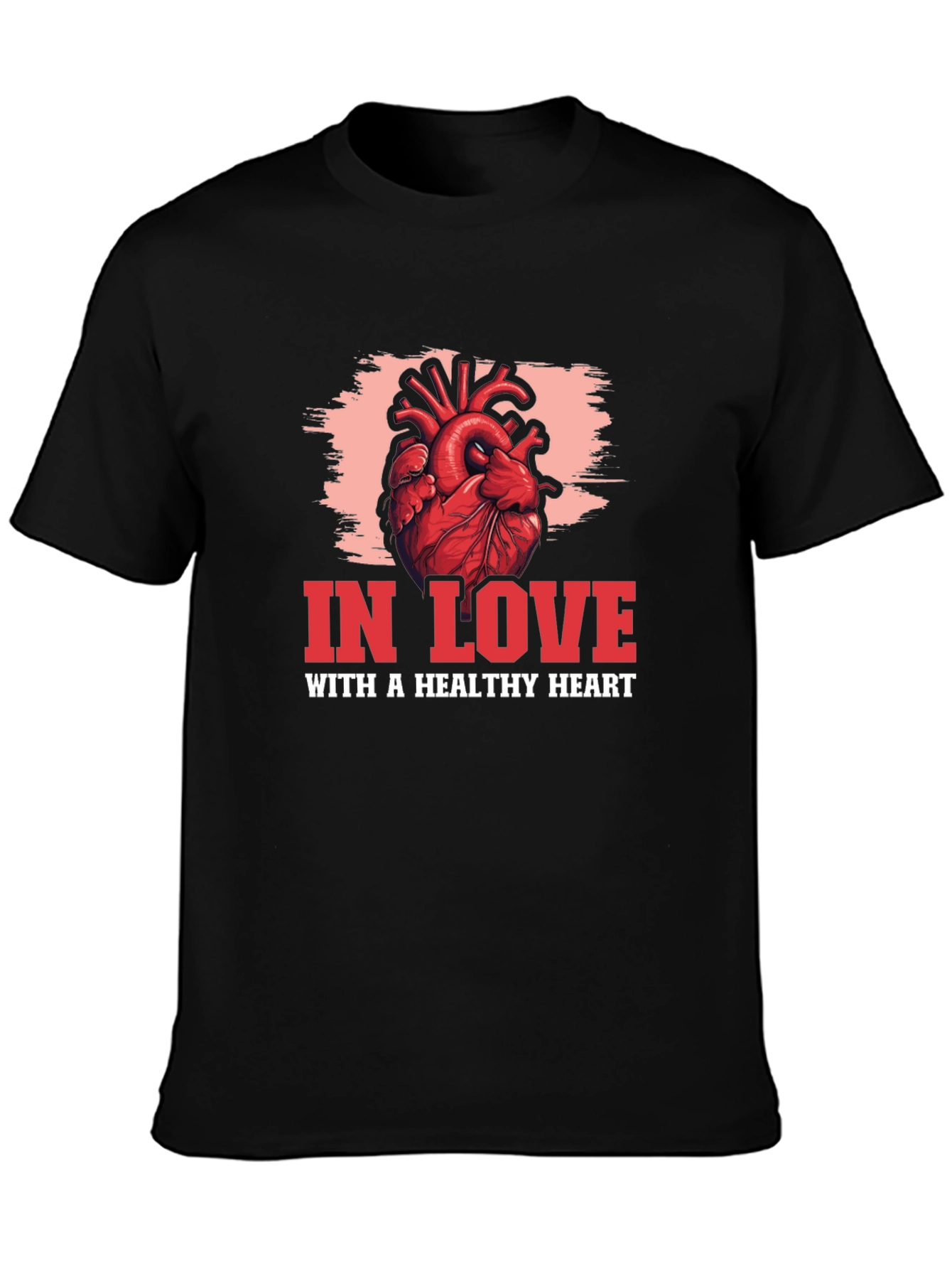 In Love With A Healthy Heart Graphic T-Shirt