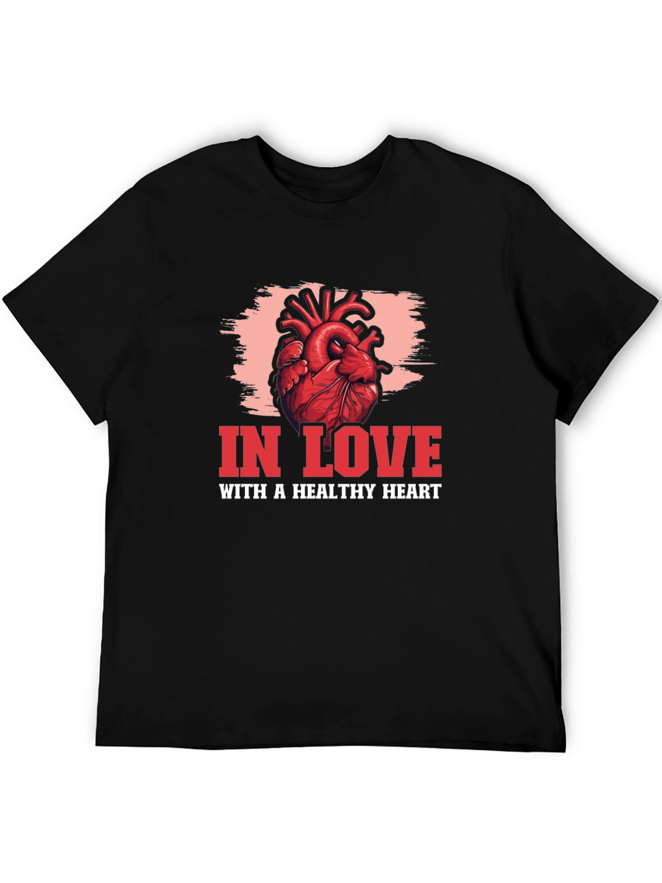 In Love With A Healthy Heart Graphic T-Shirt