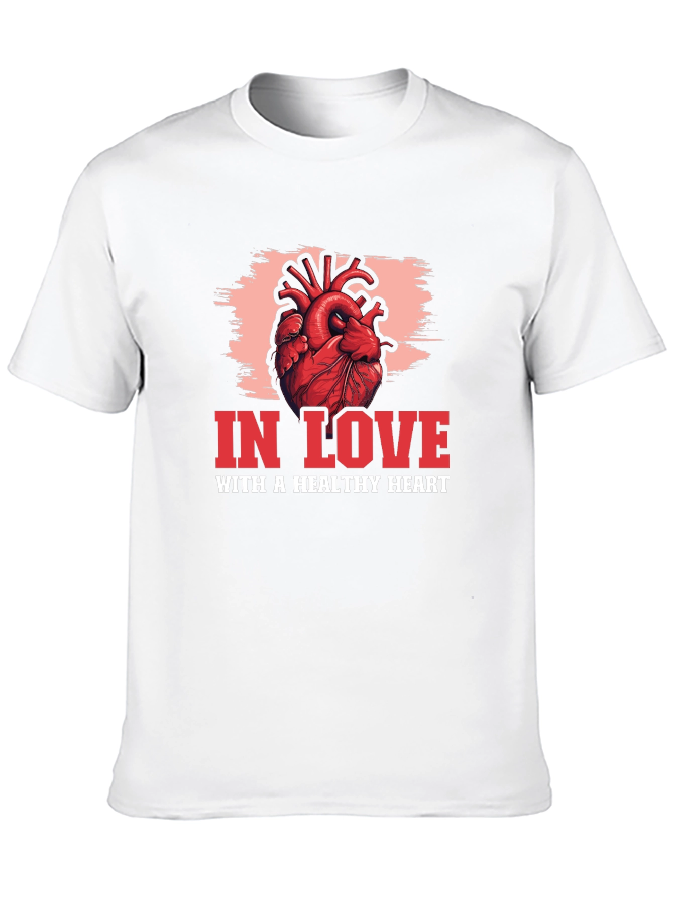 In Love With A Healthy Heart Graphic T-Shirt