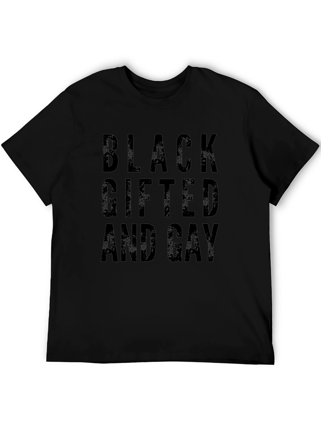 Black Gifted & Gay Graphic T-Shirt