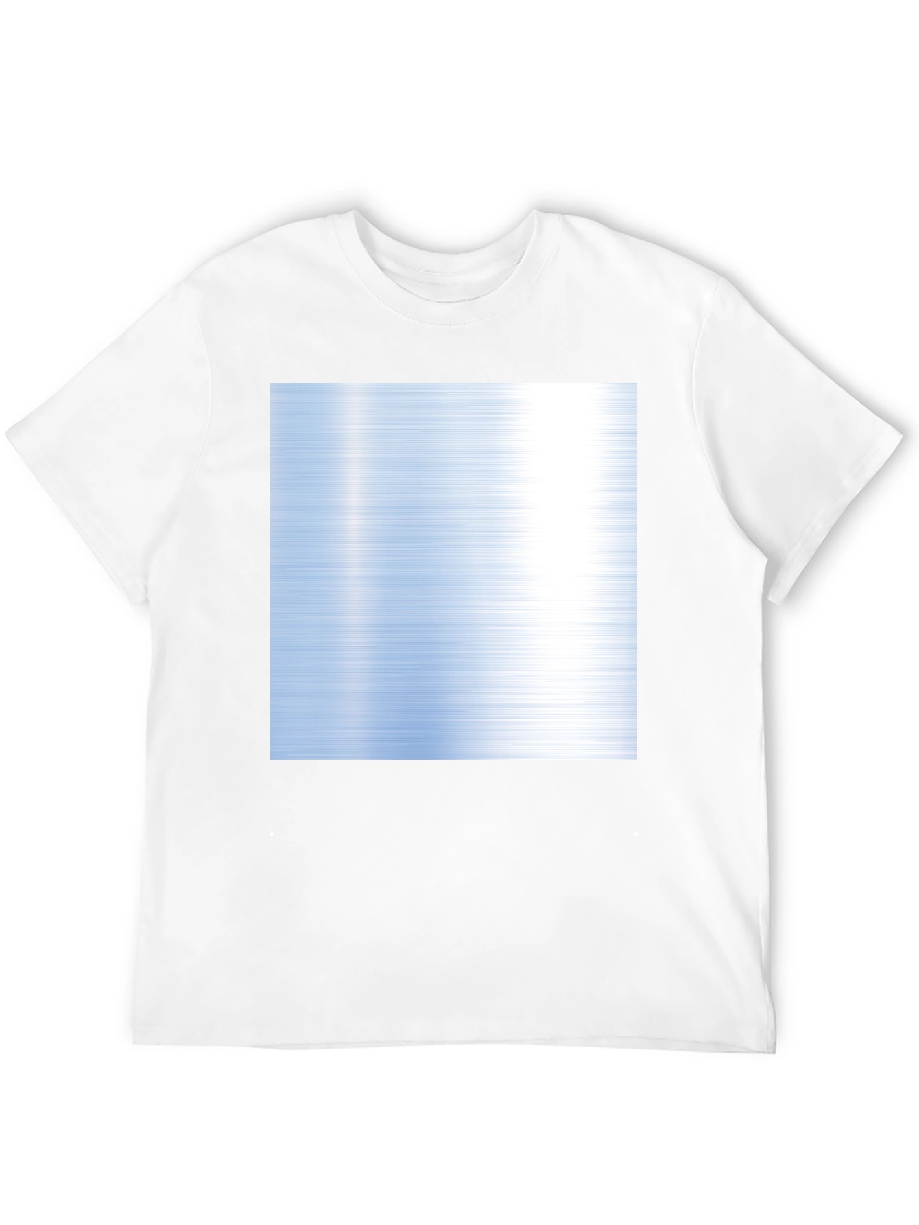 Modern Brushed Steel Graphic Tee - Black