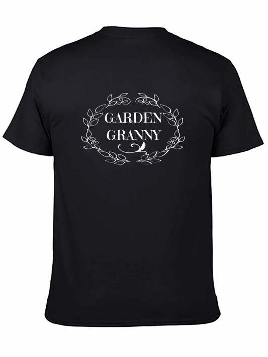 Garden Granny T-Shirt - Floral Wreath Design