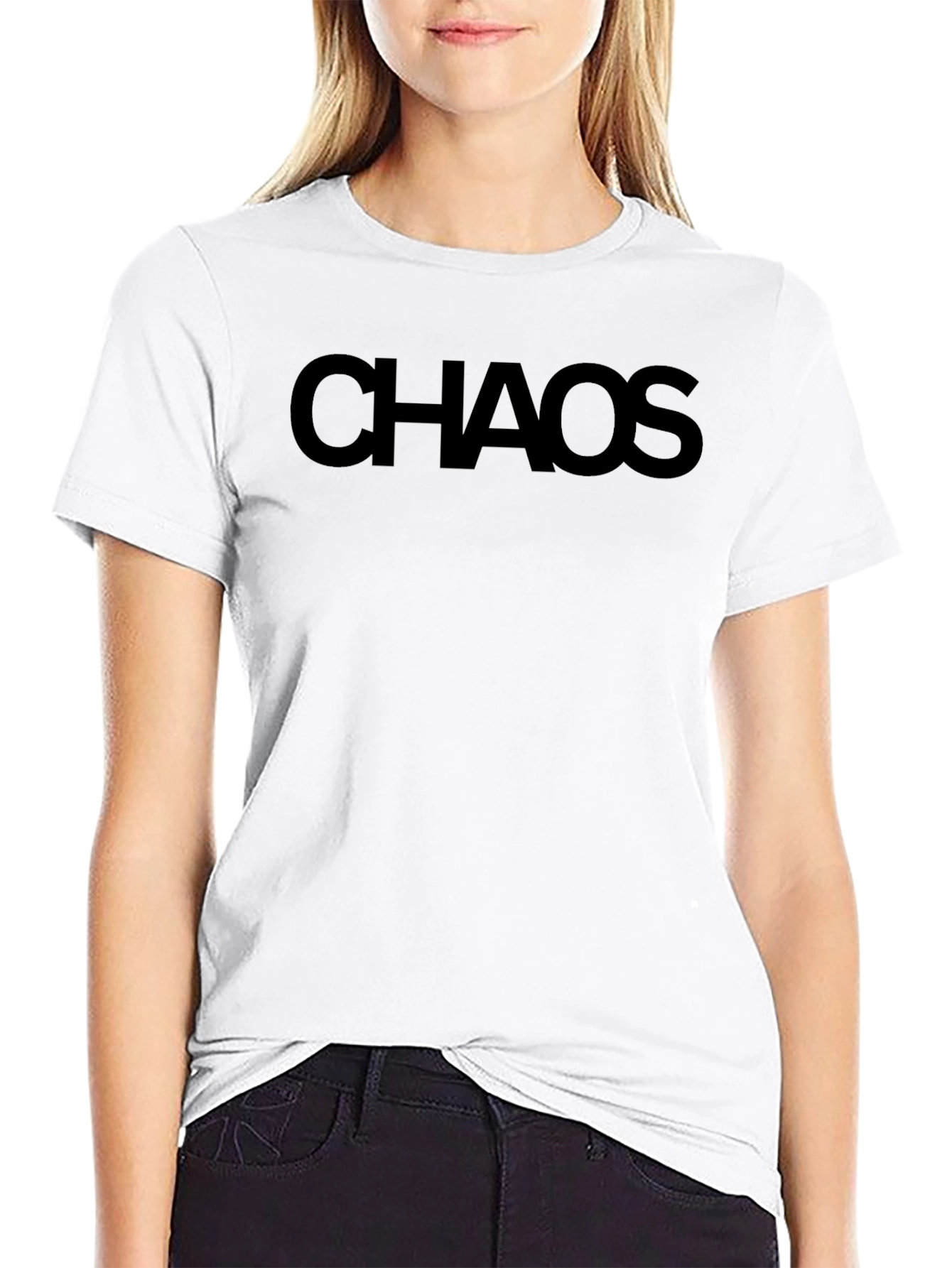 Chaos Black T-Shirt - Bold Graphic Tee