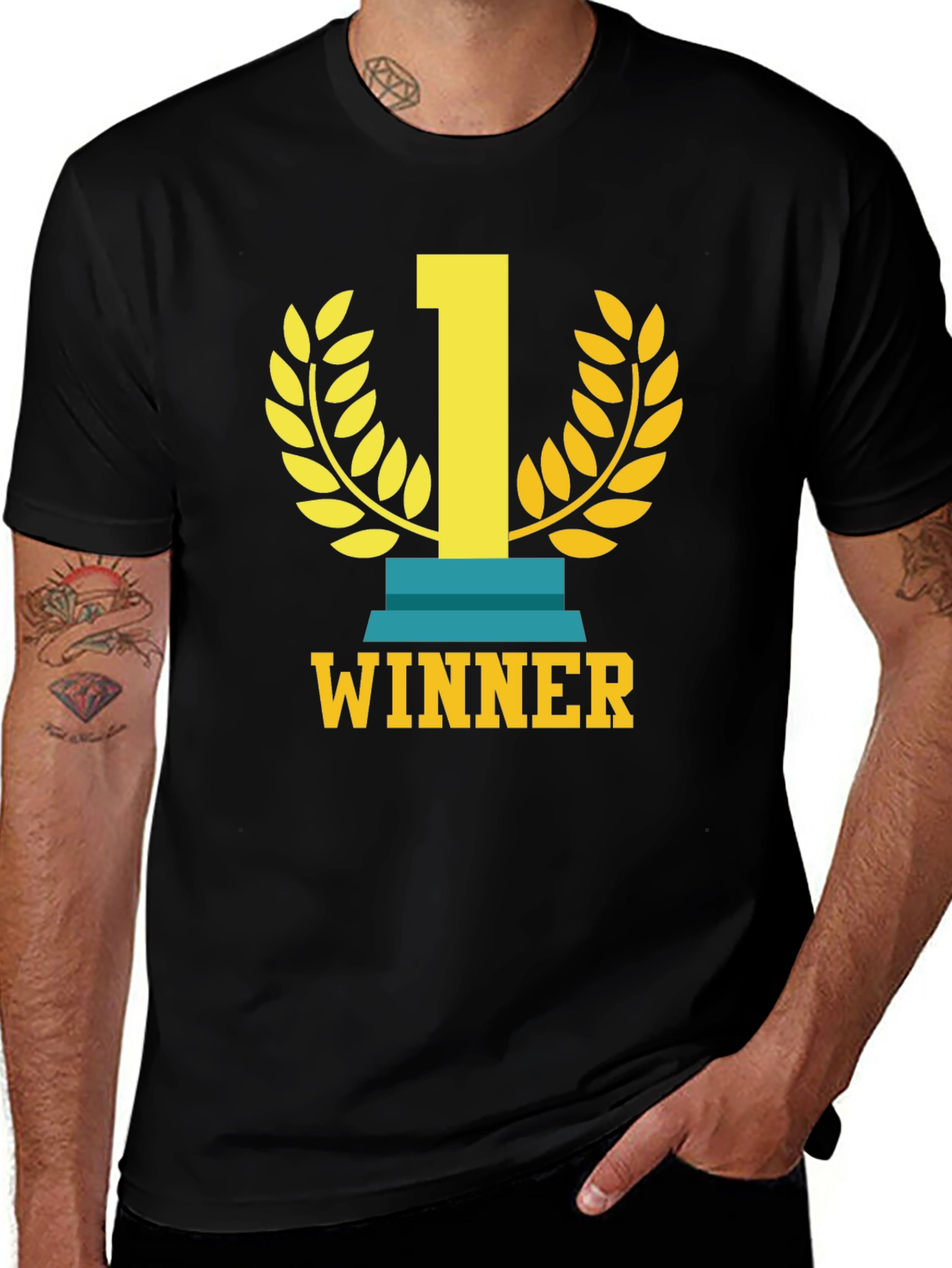 Winner T-Shirt - Champion Graphic Tee - Casual Apparel