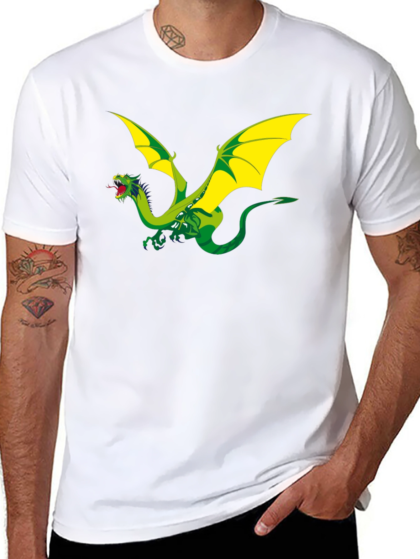 Dragon Graphic Black T-Shirt