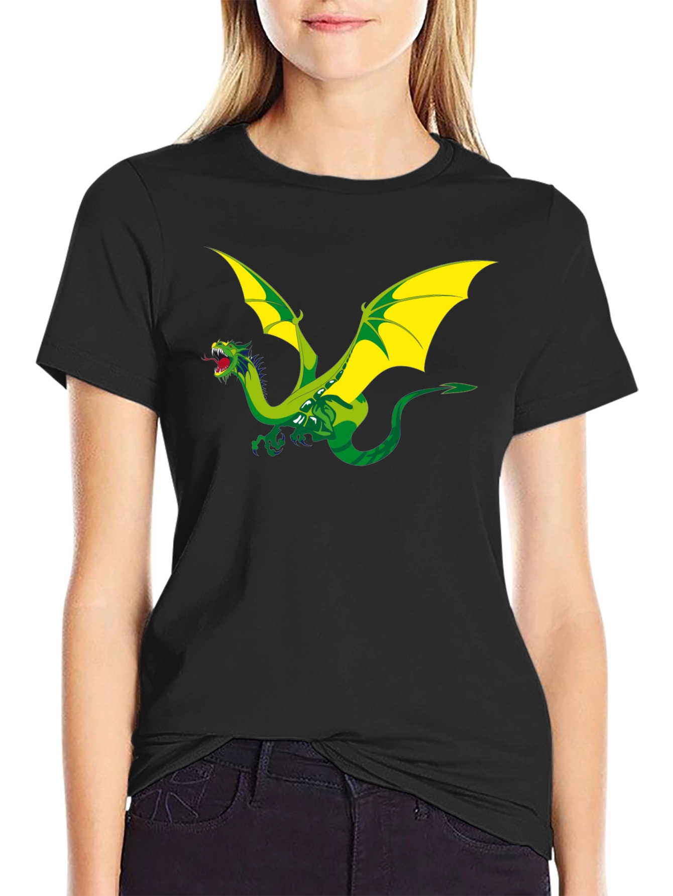 Dragon Graphic Black T-Shirt
