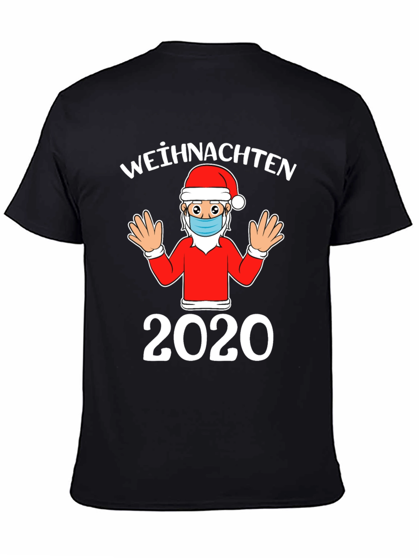 Christmas 2020 Santa Face Mask T-Shirt