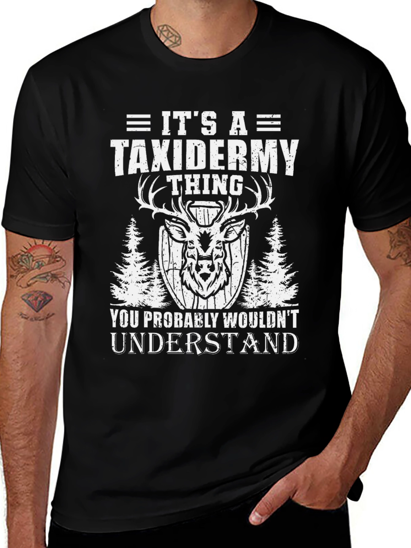 Its A Taxidermy Thing Black T-Shirt