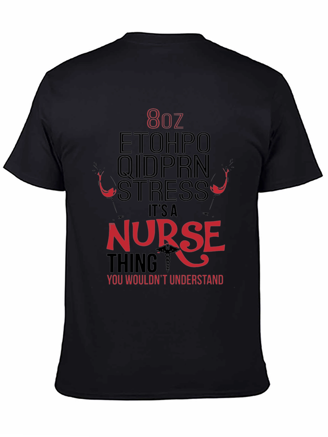 Nurse Themed Graphic T-Shirt
