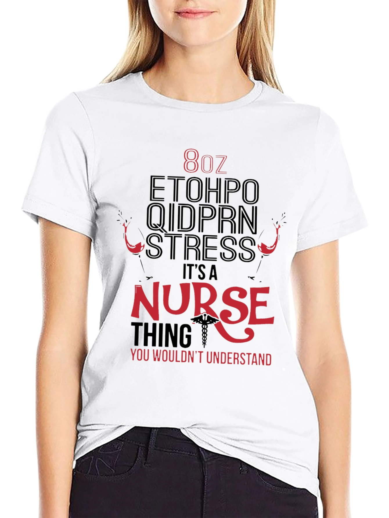 Nurse Themed Graphic T-Shirt