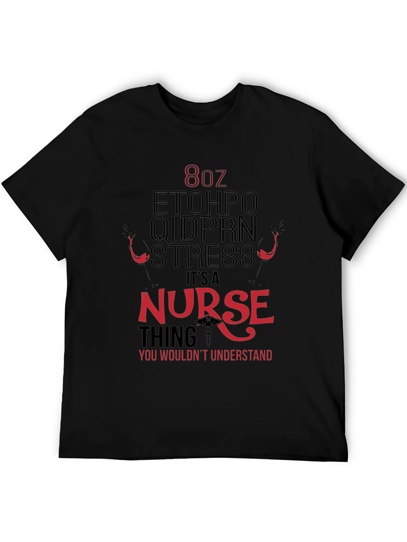 Nurse Themed Graphic T-Shirt