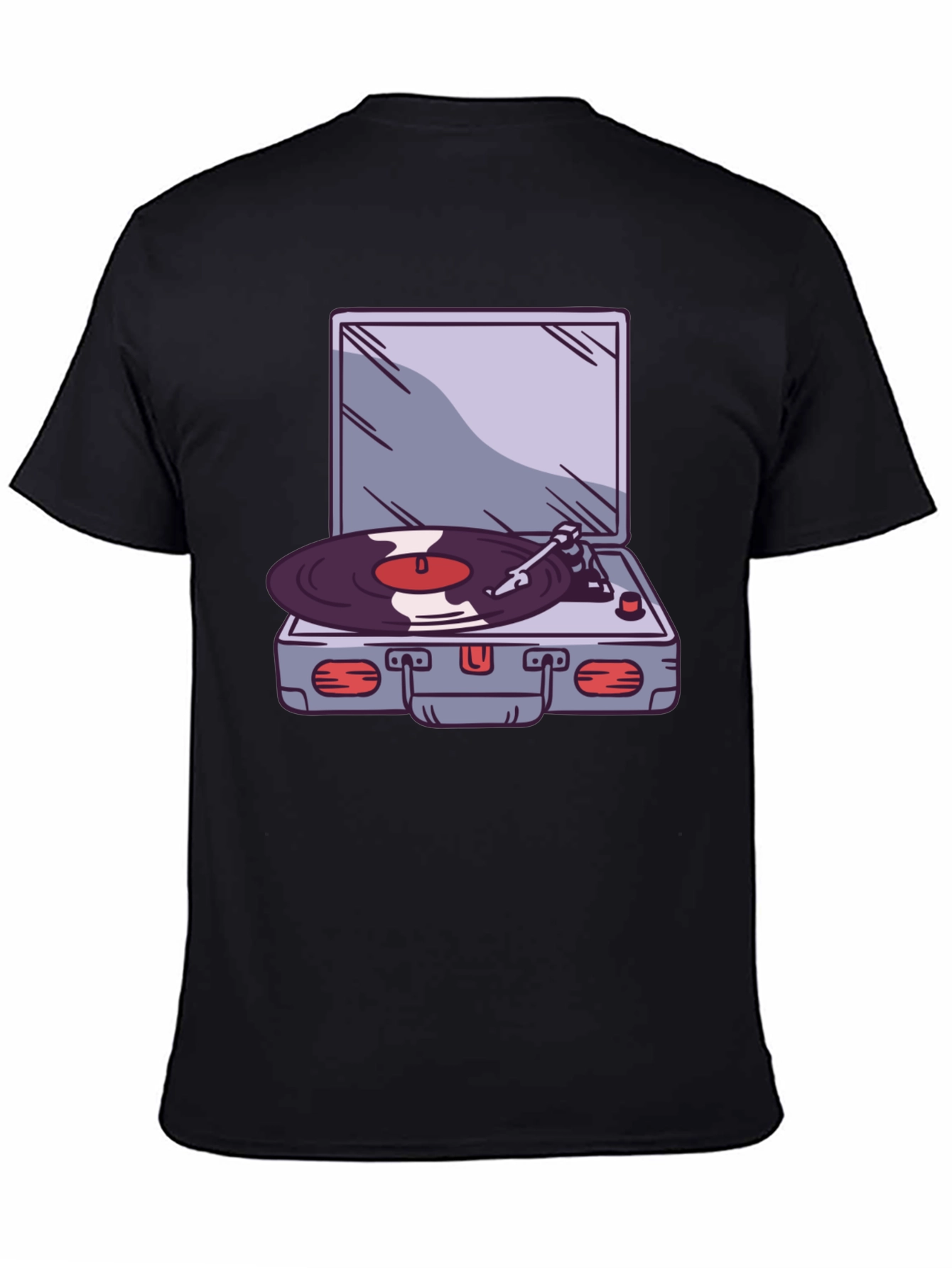 Retro Record Player Graphic T-Shirt