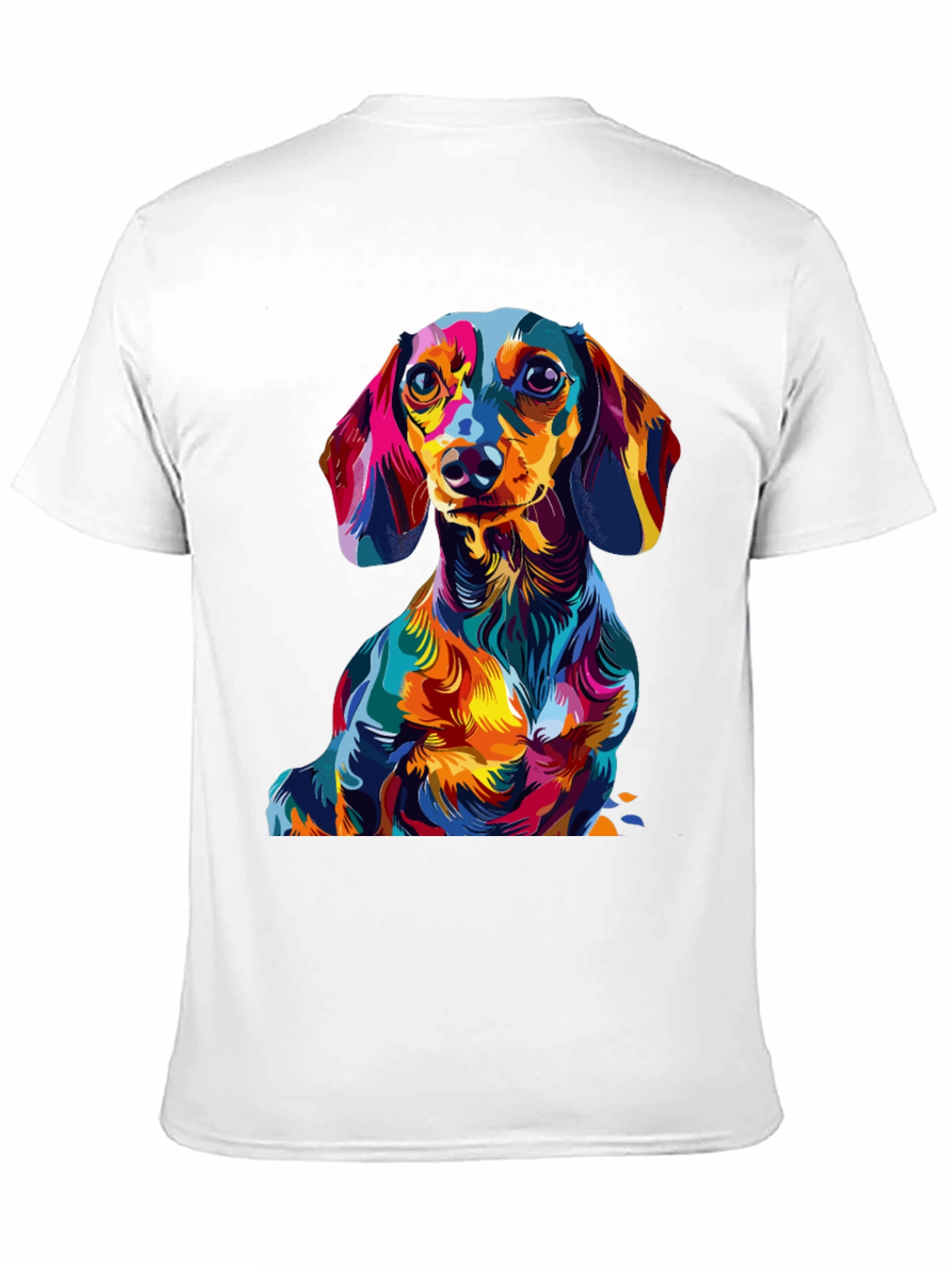 Vibrant Dachshund Graphic Tee - Unique Dog Lover Gift