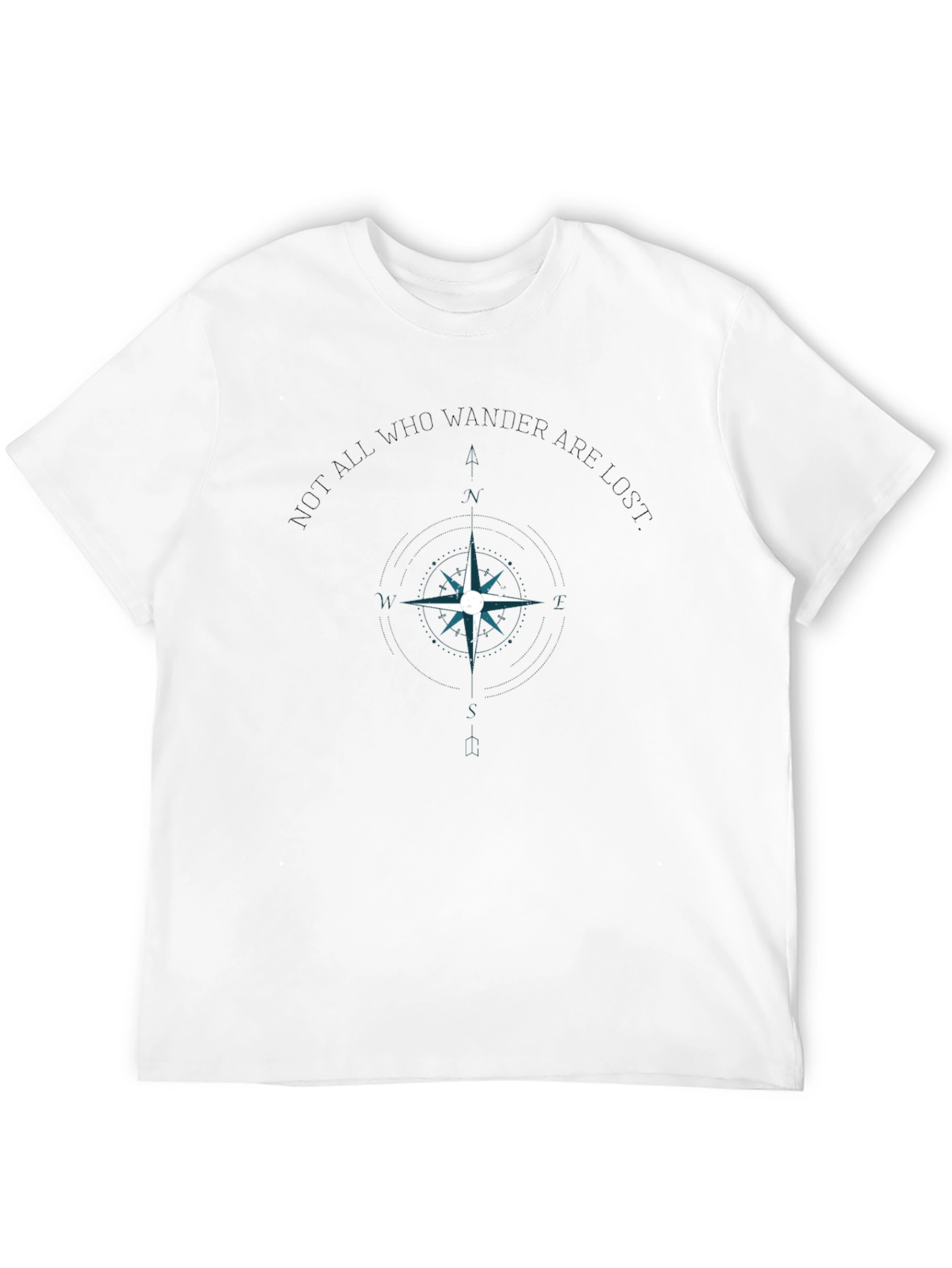 Wanderlust Compass Graphic Tee - Black