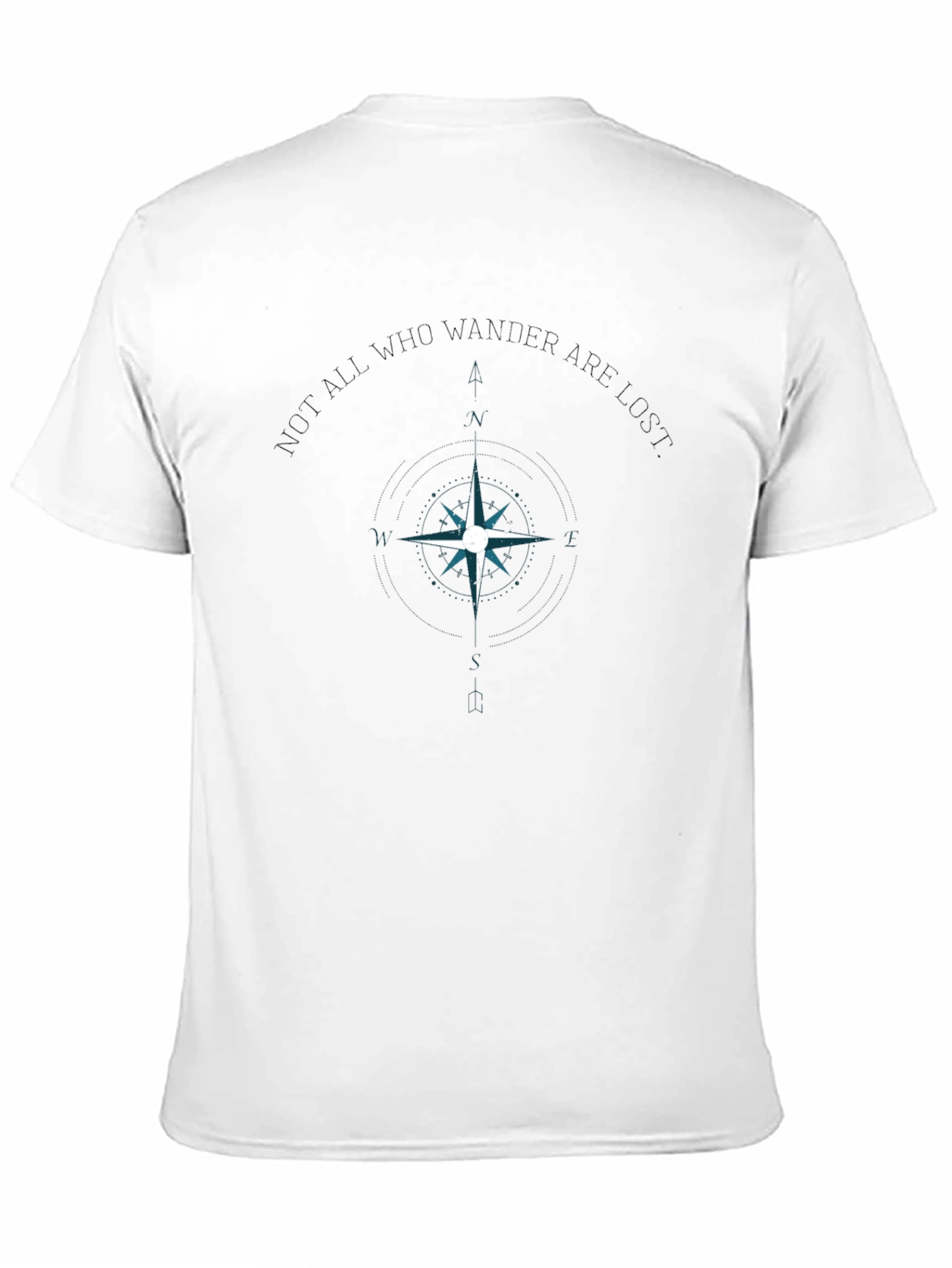 Wanderlust Compass Graphic Tee - Black