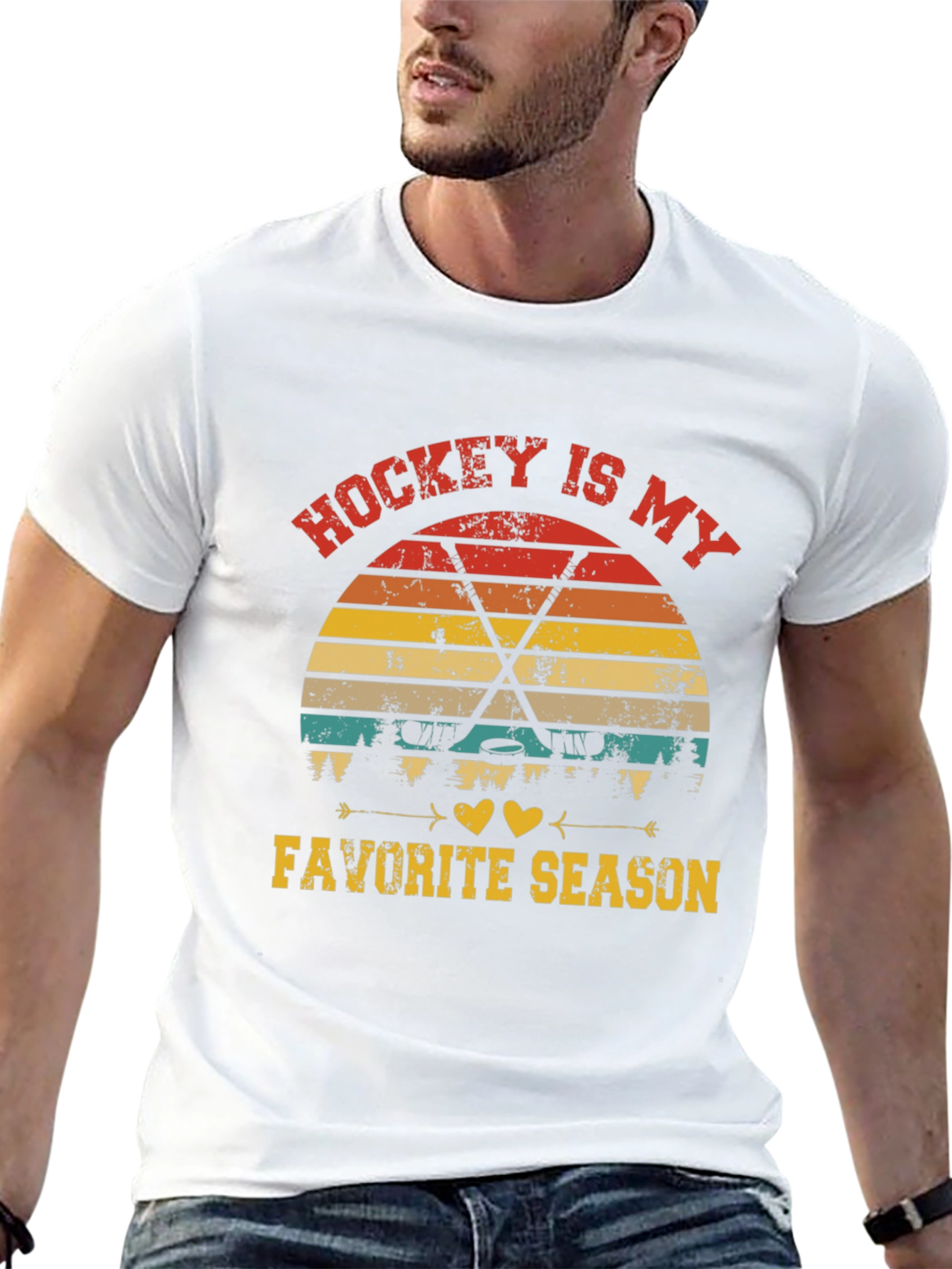 Hockey Is My Favorite Season Graphic T-Shirt