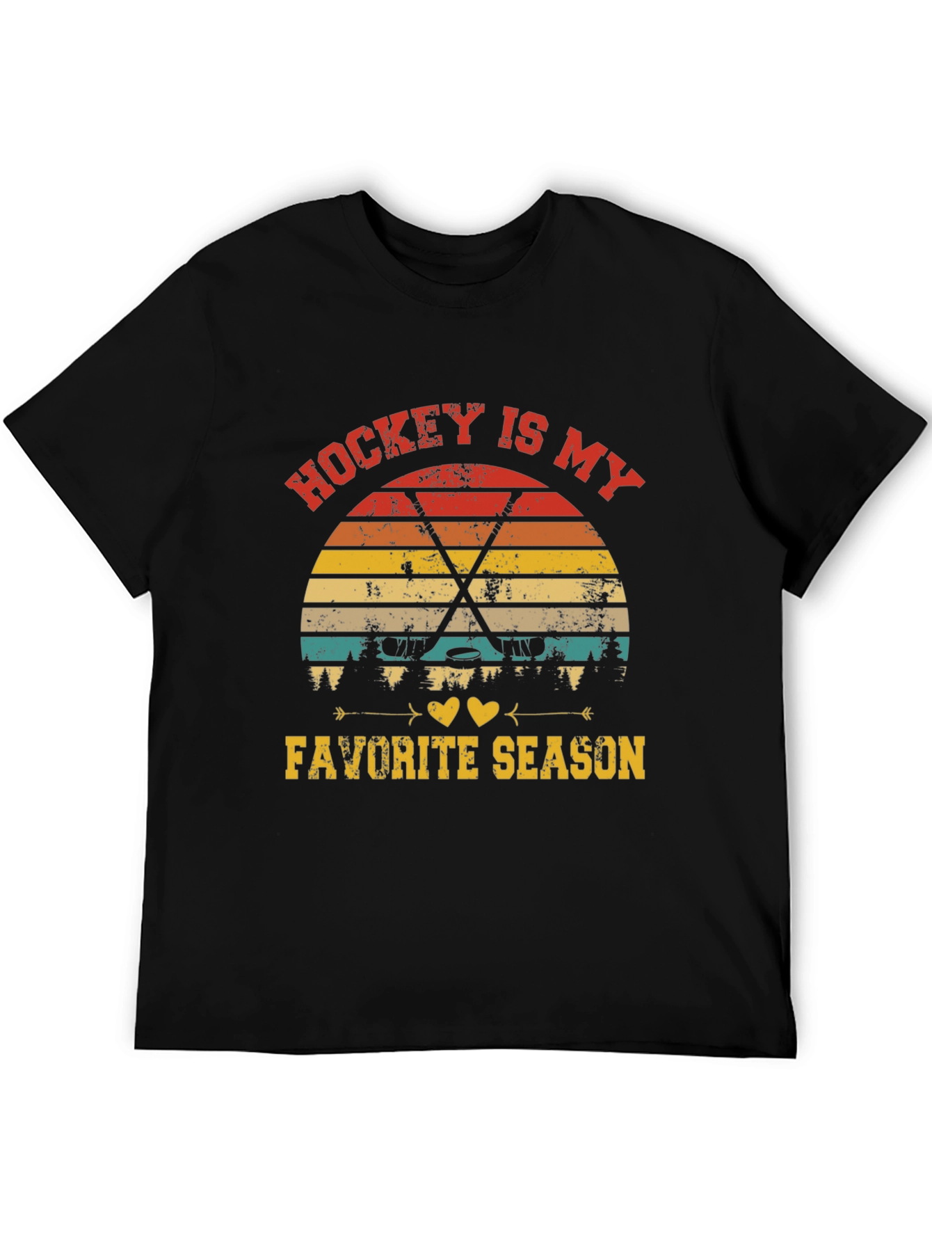 Hockey Is My Favorite Season Graphic T-Shirt