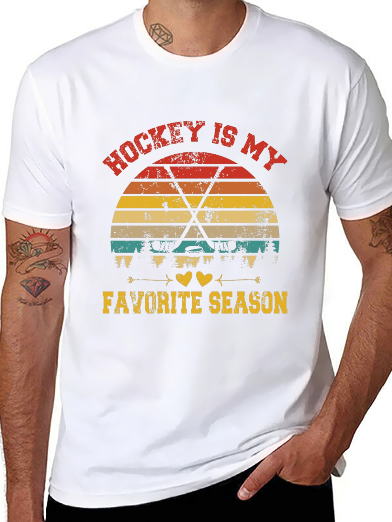 Hockey Is My Favorite Season Graphic T-Shirt