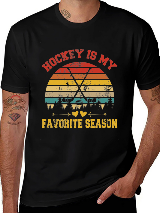 Hockey Is My Favorite Season Graphic T-Shirt
