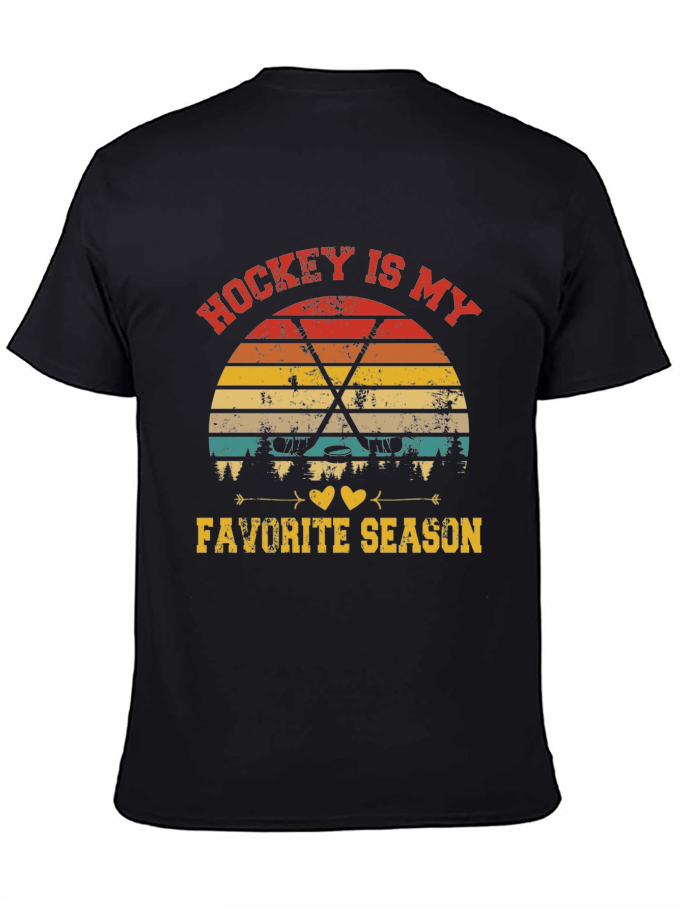 Hockey Is My Favorite Season Graphic T-Shirt