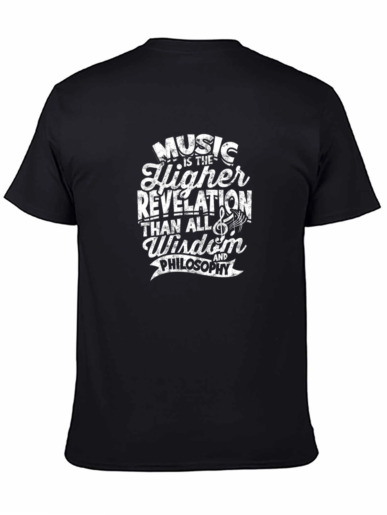 Music Higher Revelation Graphic T-Shirt - Black