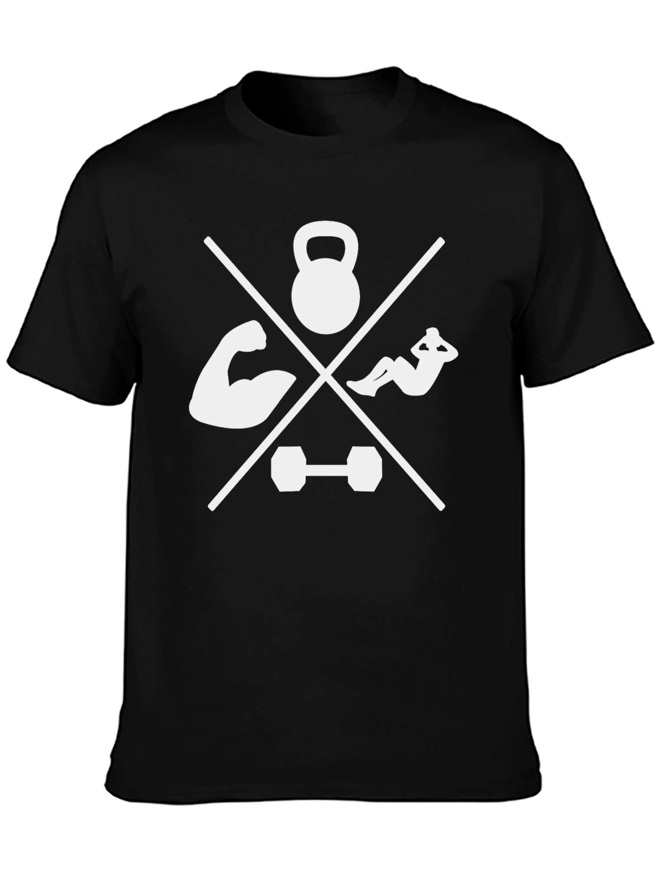 Fitness Motivation Black T-Shirt