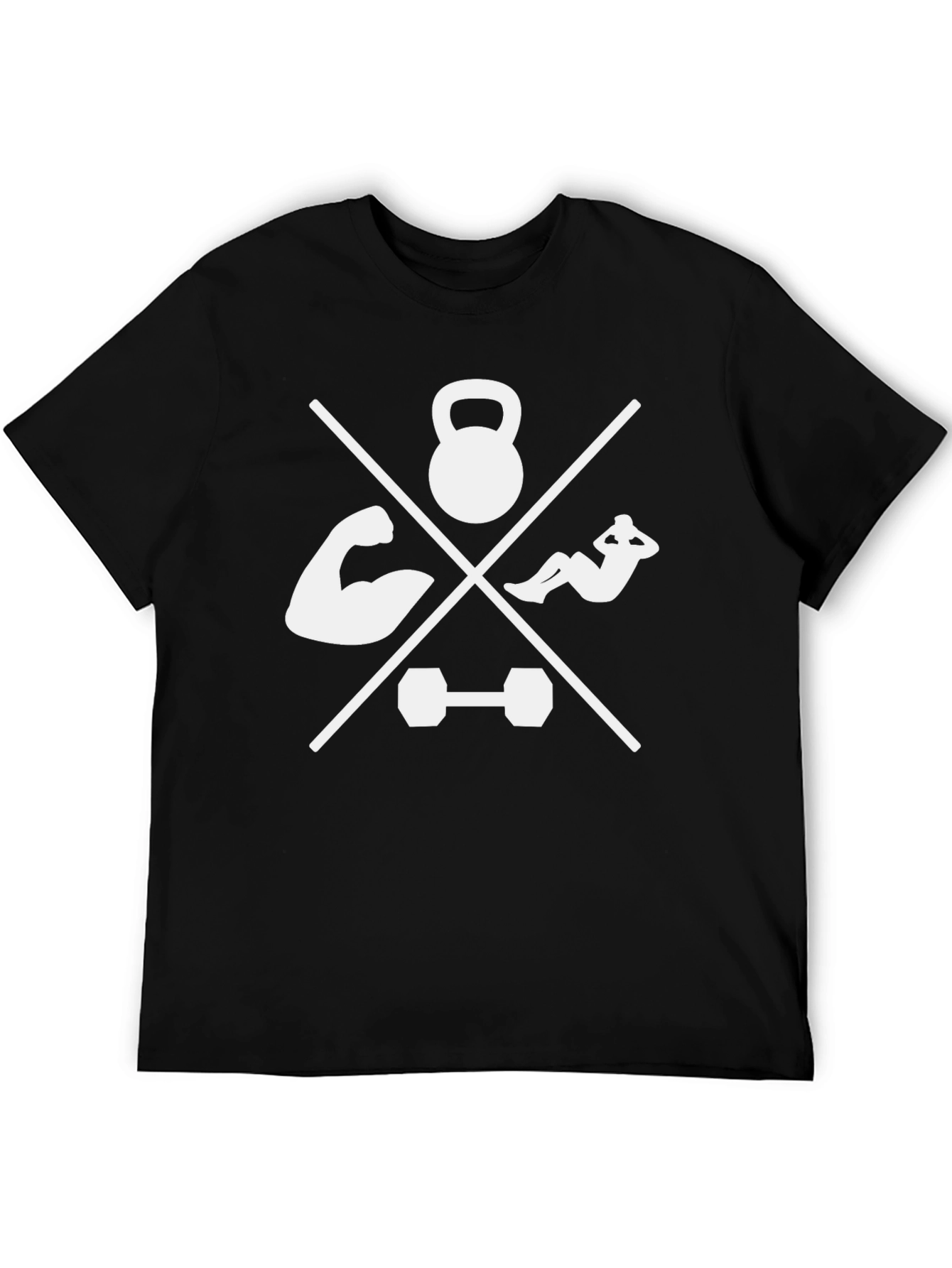 Fitness Motivation Black T-Shirt