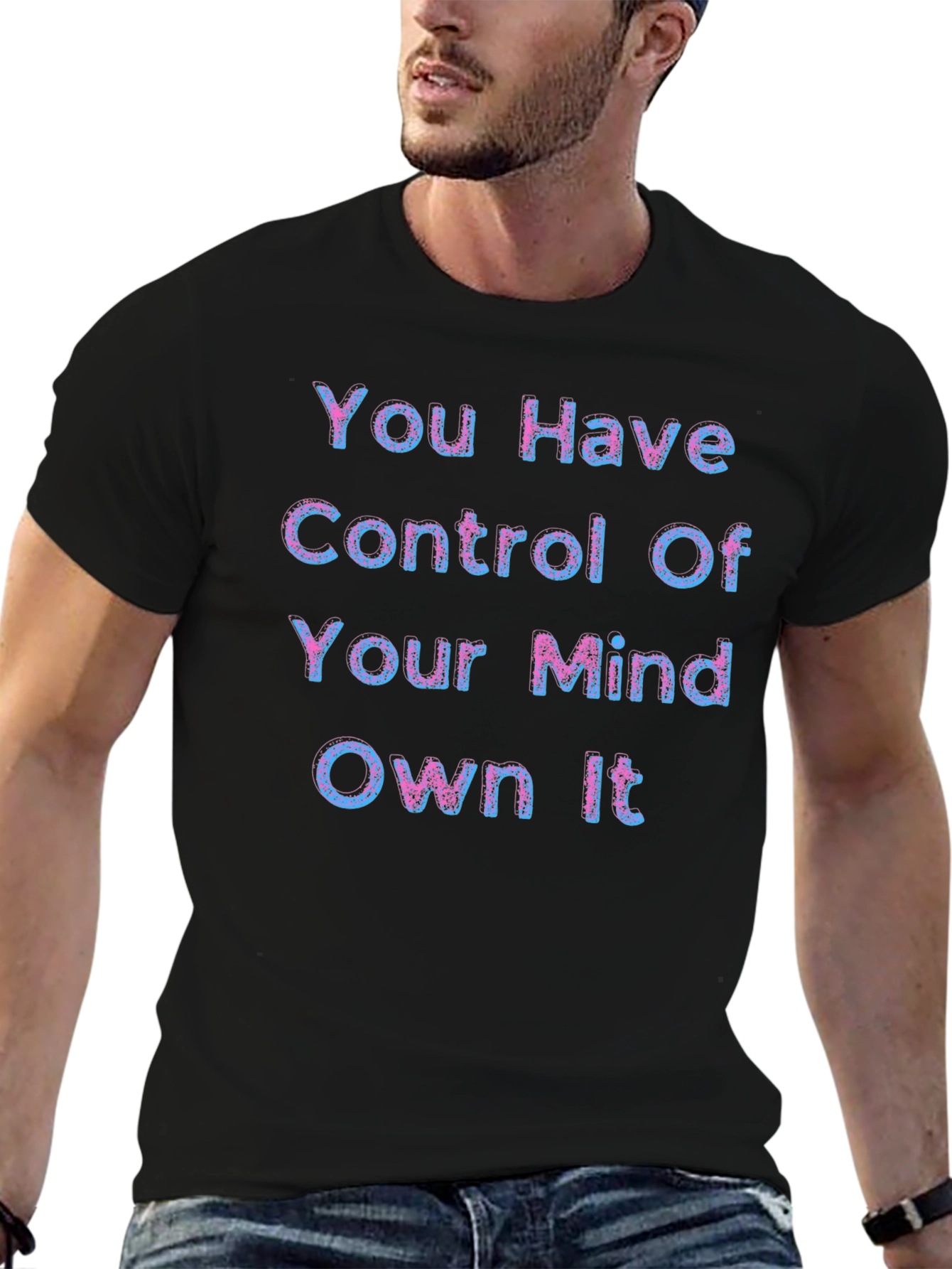 Motivational Graphic Tee - Control Your Mind