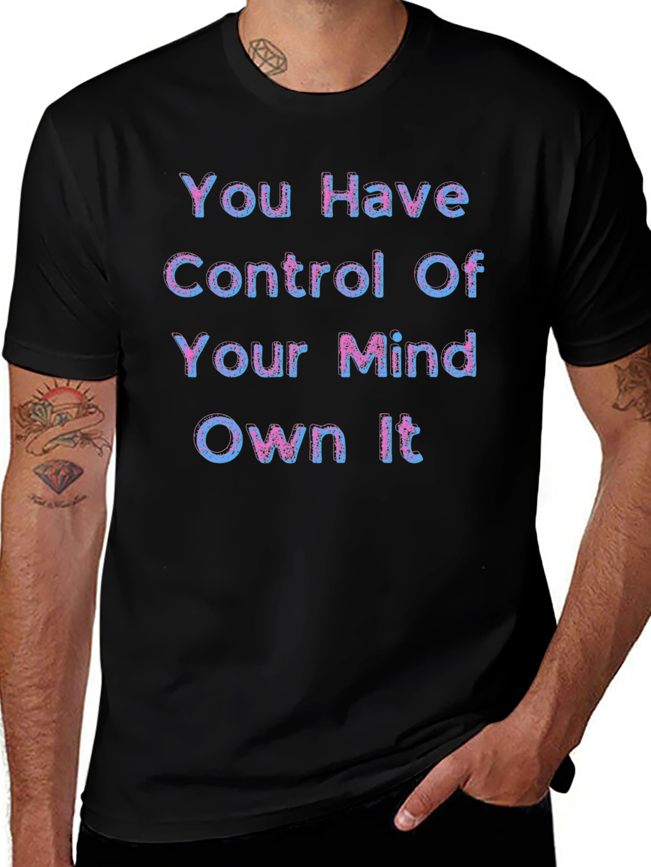 Motivational Graphic Tee - Control Your Mind