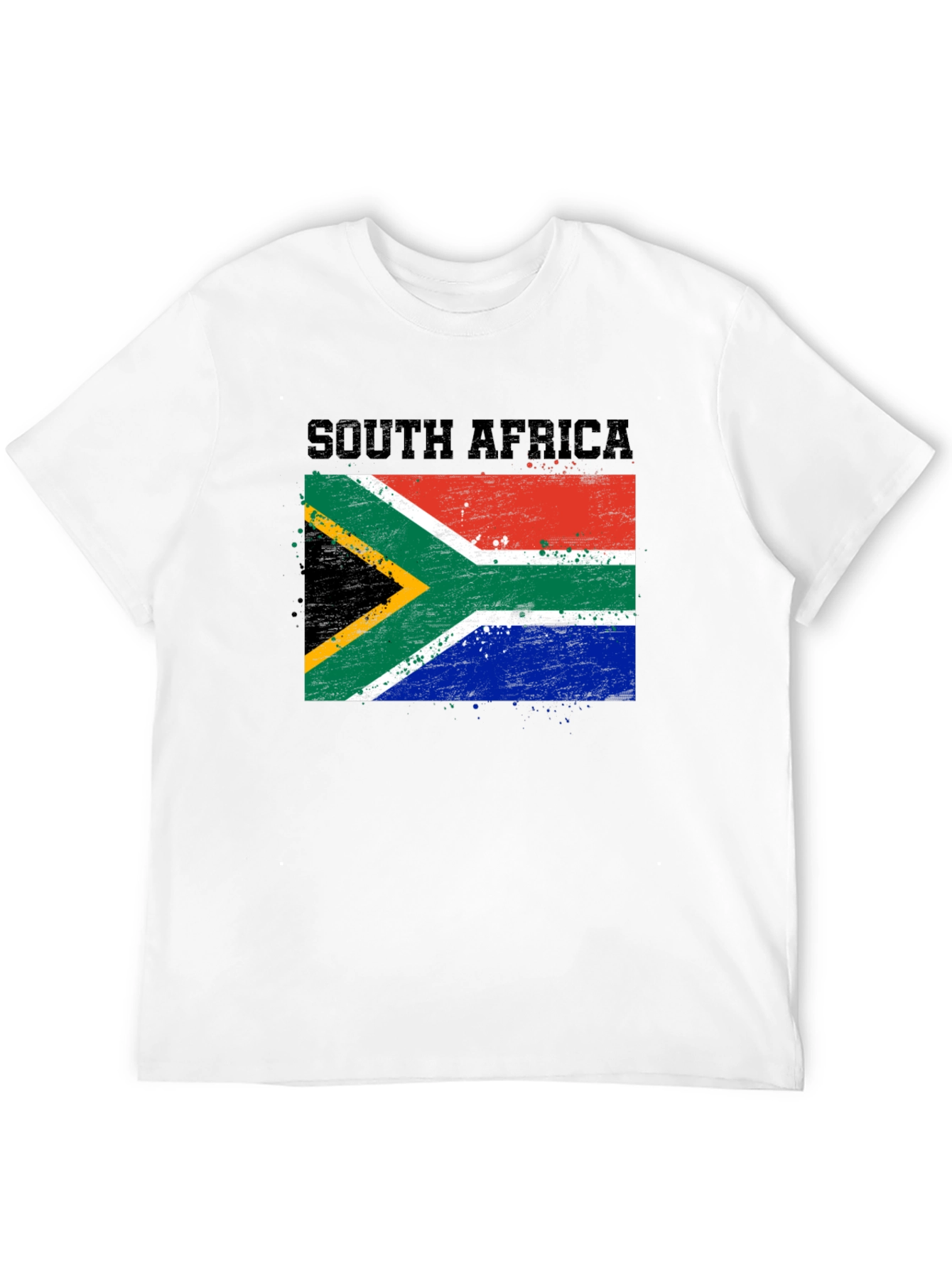 South Africa Flag T-Shirt - Distressed Graphic Tee
