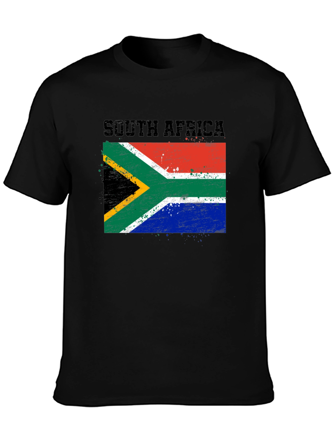South Africa Flag T-Shirt - Distressed Graphic Tee