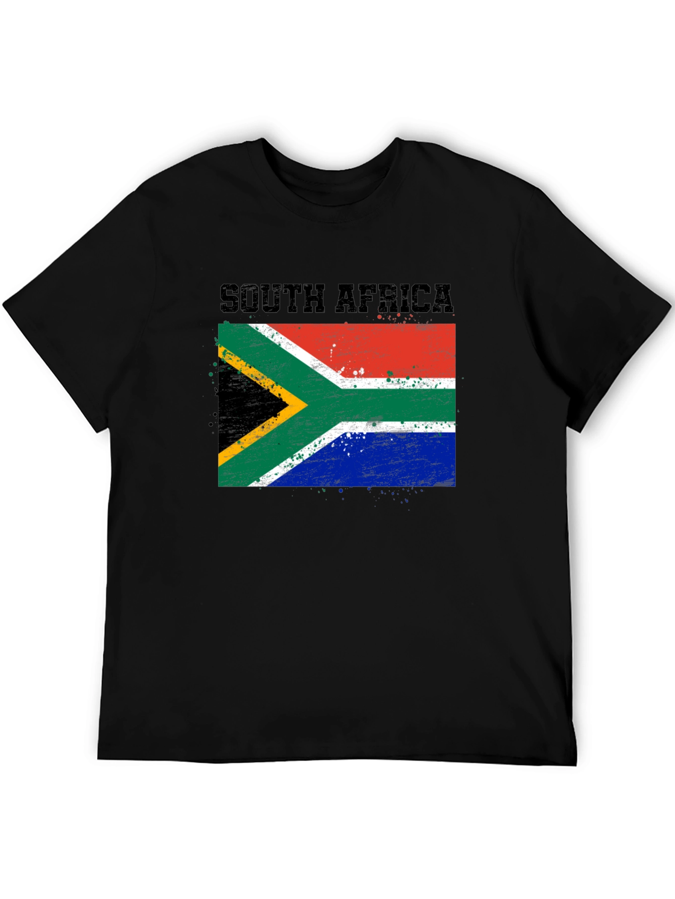 South Africa Flag T-Shirt - Distressed Graphic Tee