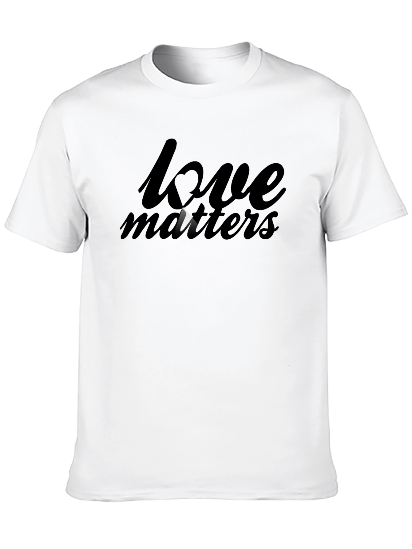 Love Matters Black T-Shirt